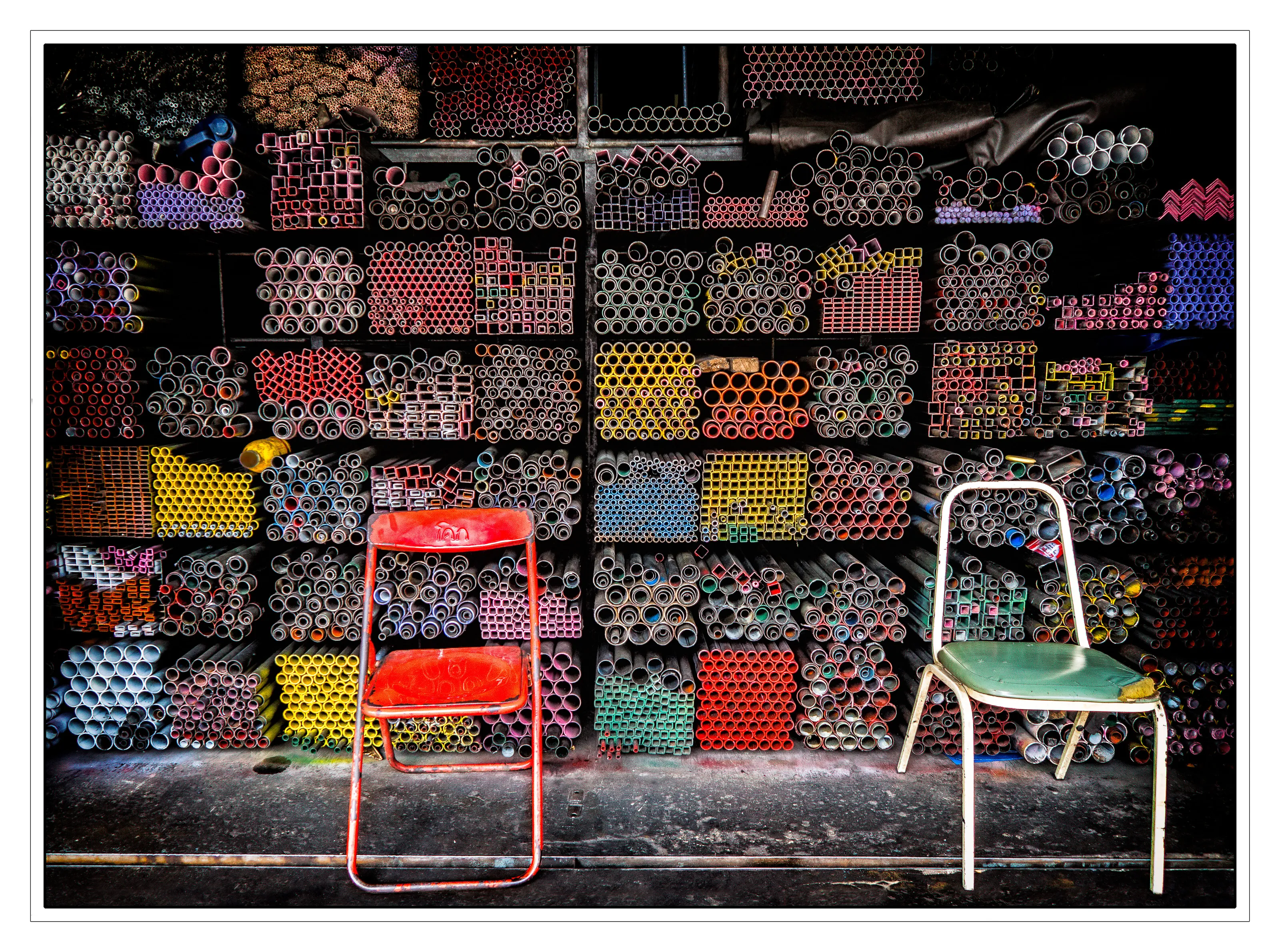 The Red and Green Chairs