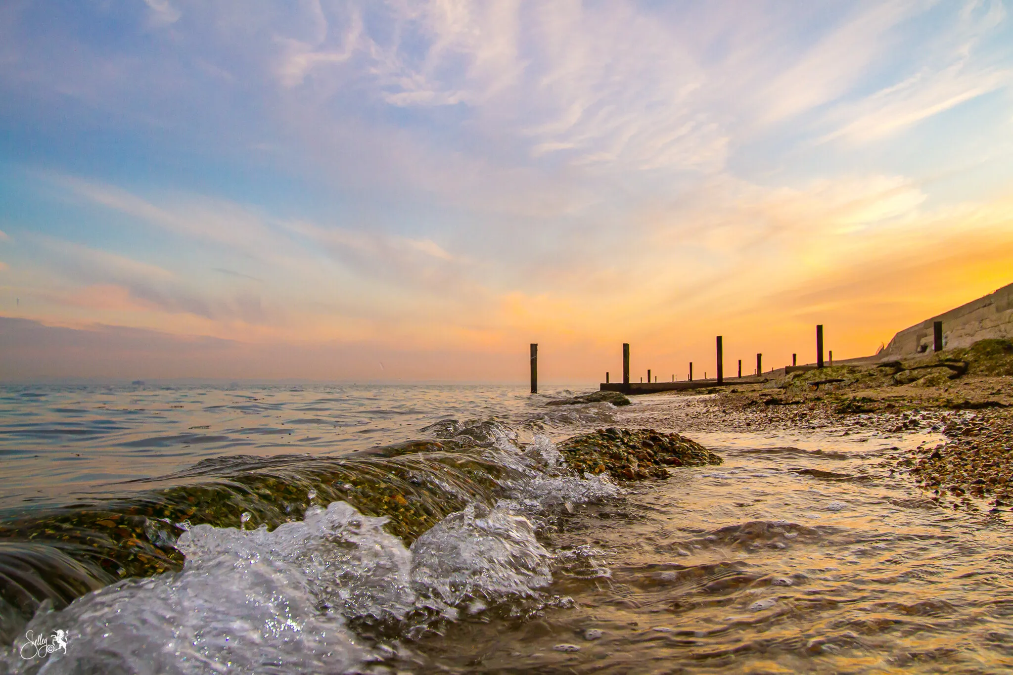 Eastney Beach, Southsea at Sunset