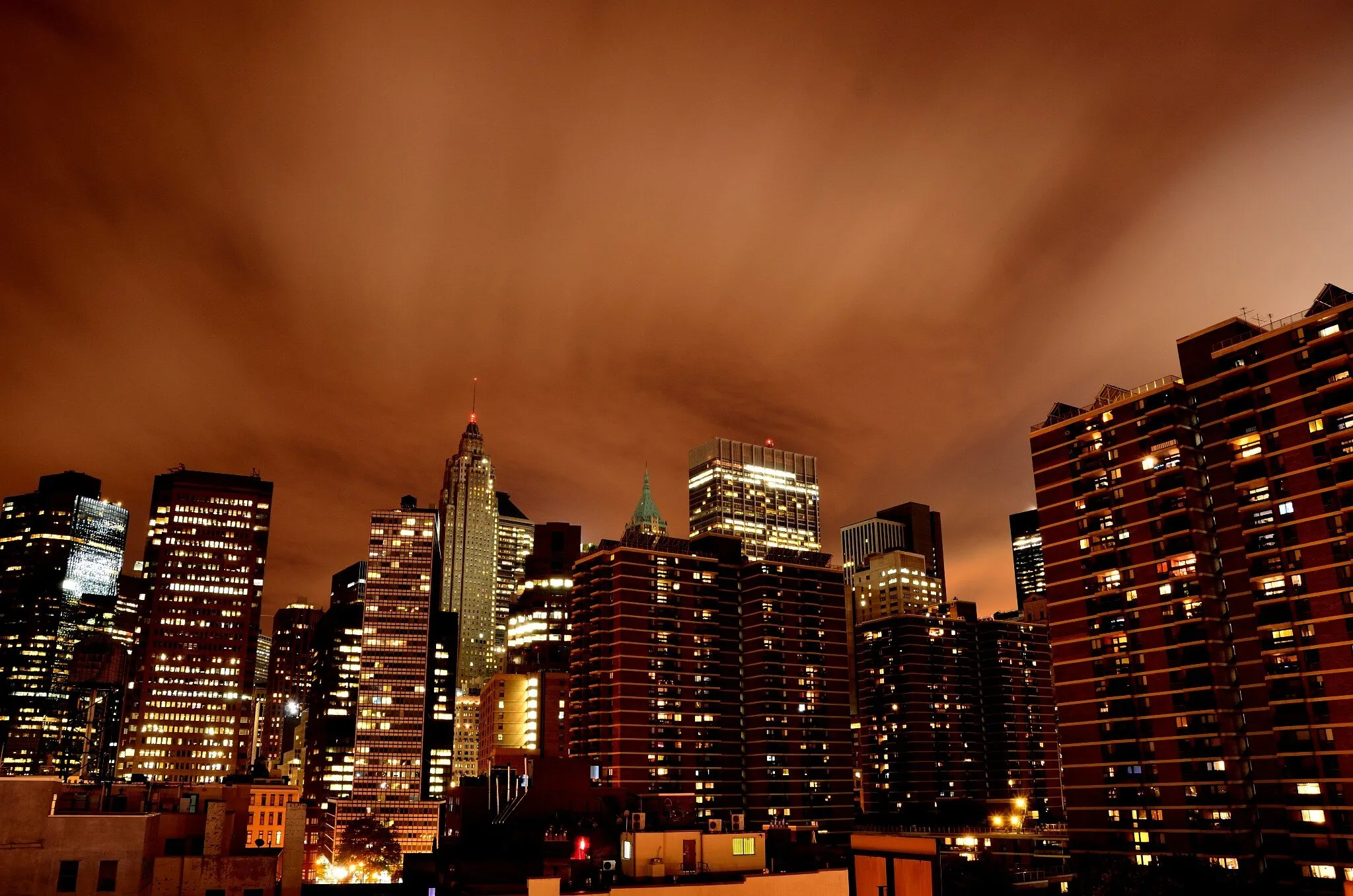 New York Night Sky