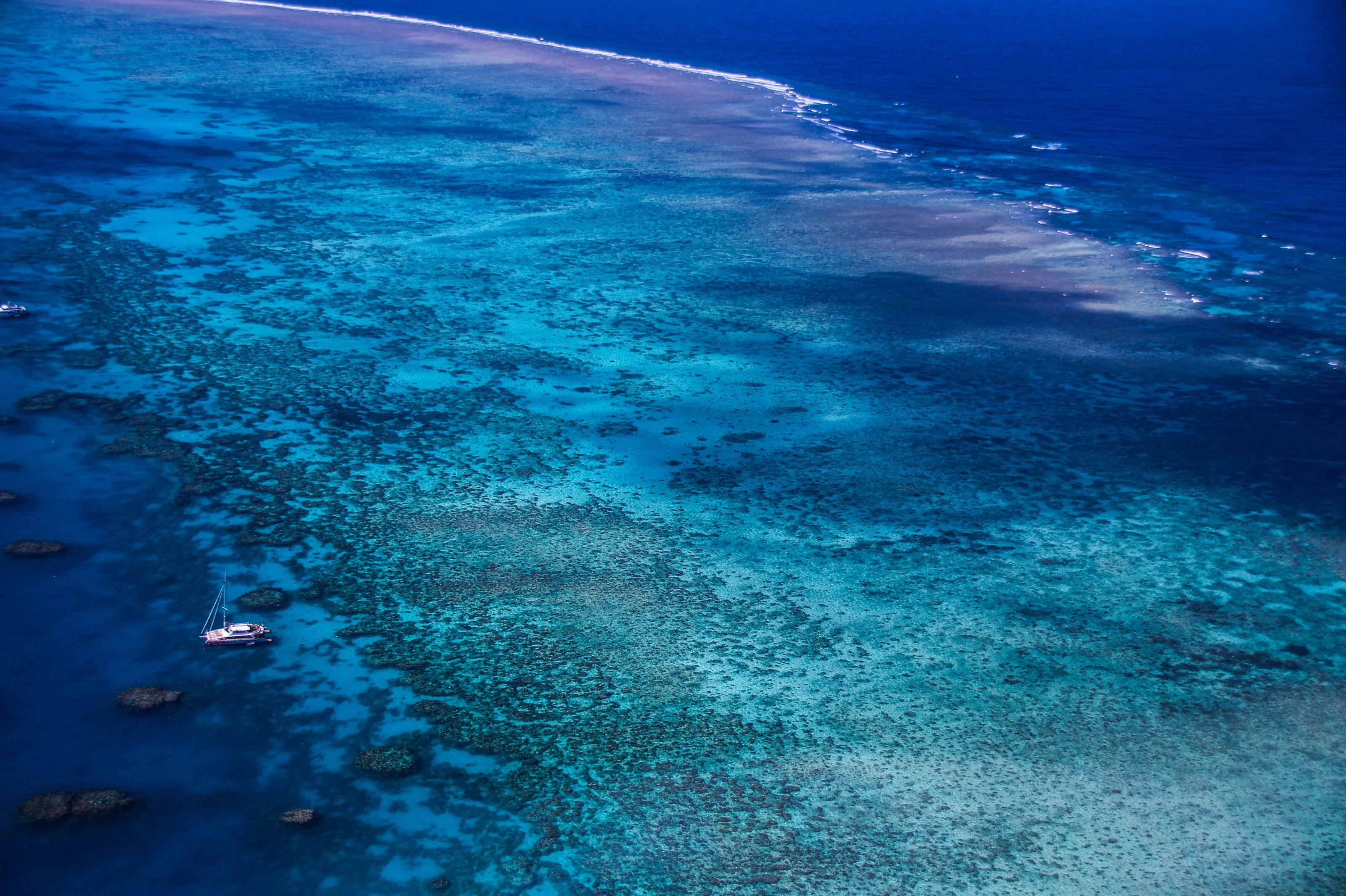 Up Above the Great Barrier Reef