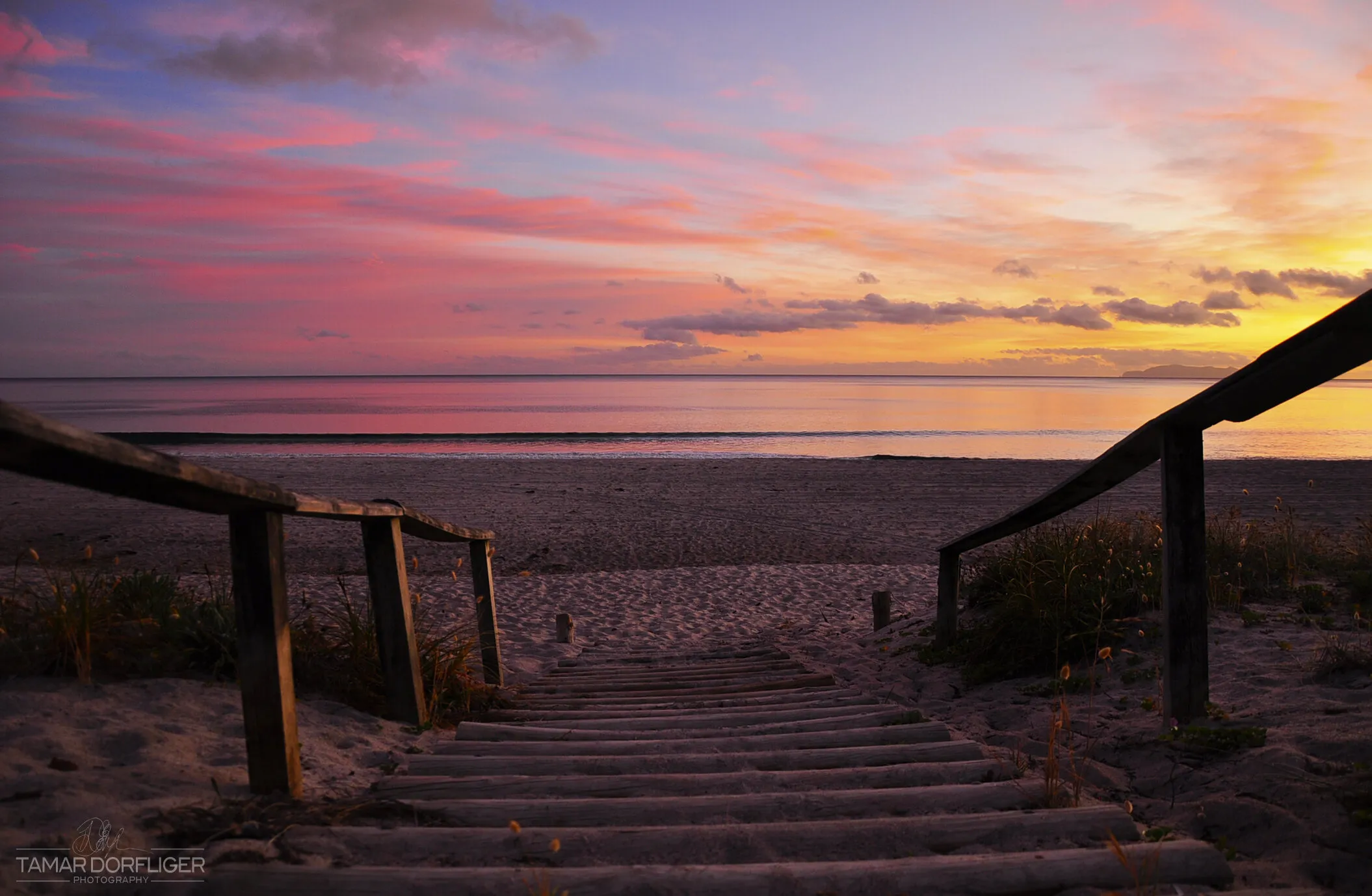 Day break in New Zealand
