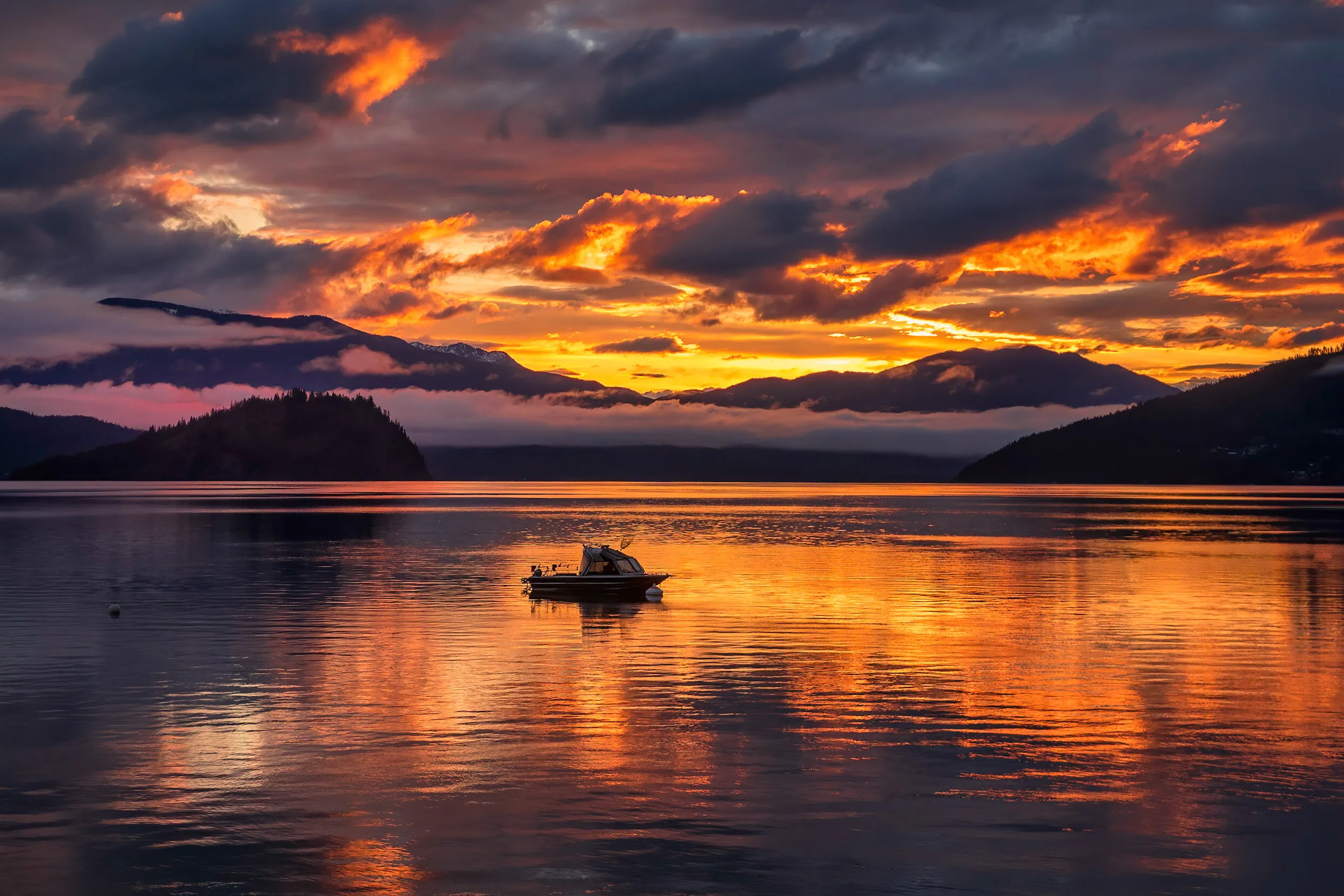 Sunrise, Shuswap Lake