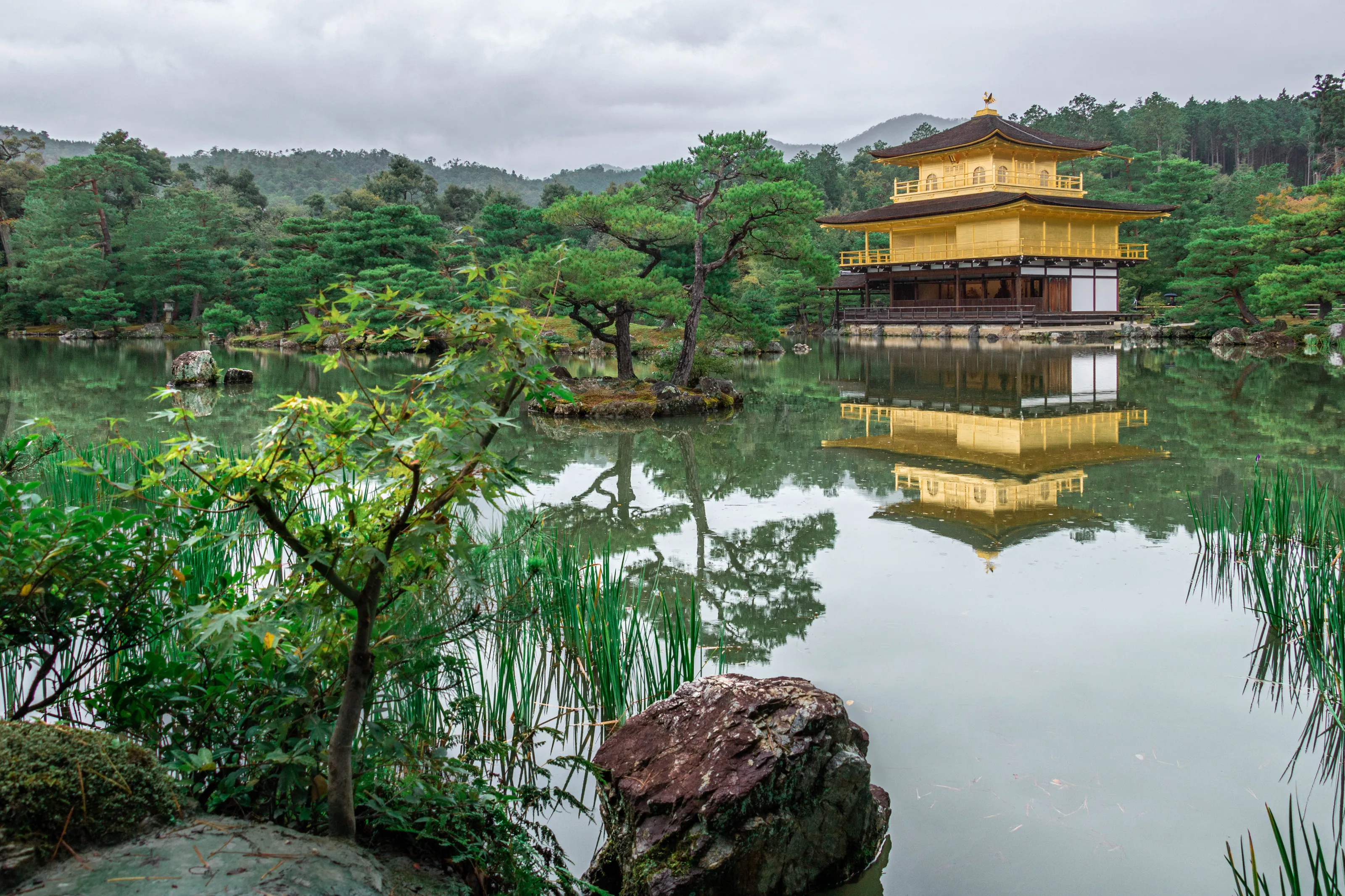 Kinkakuji Temple of Kyoto.