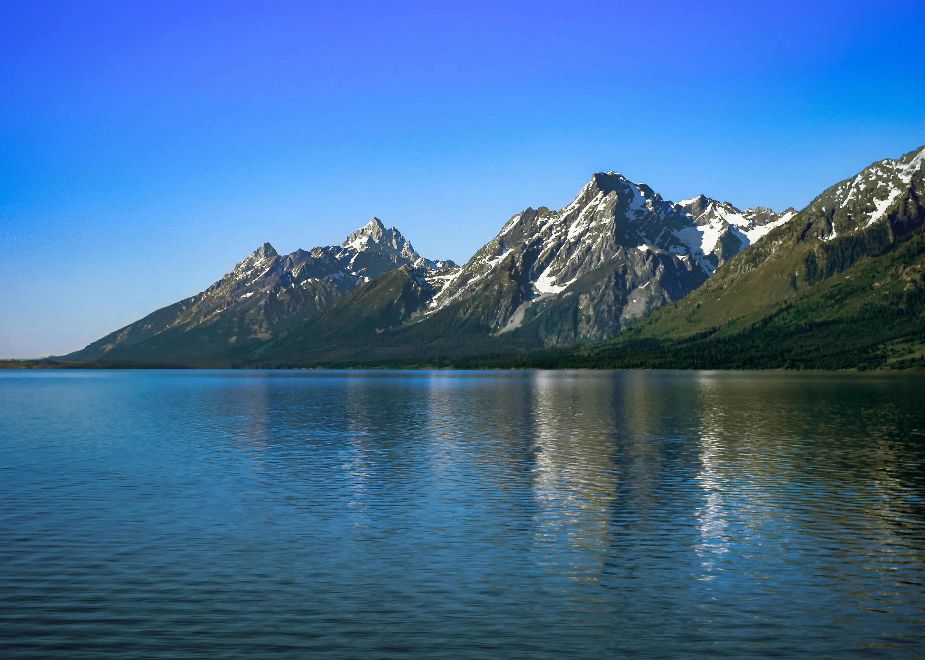 Mountain Reflections on a Lake