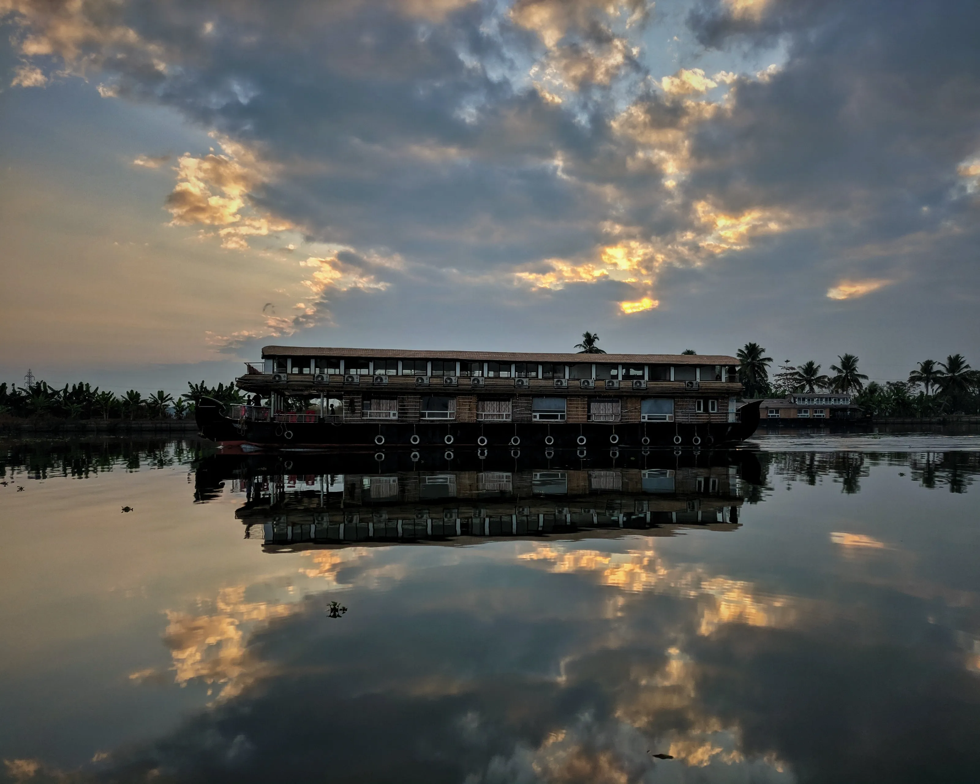 Houseboat in Backwaters