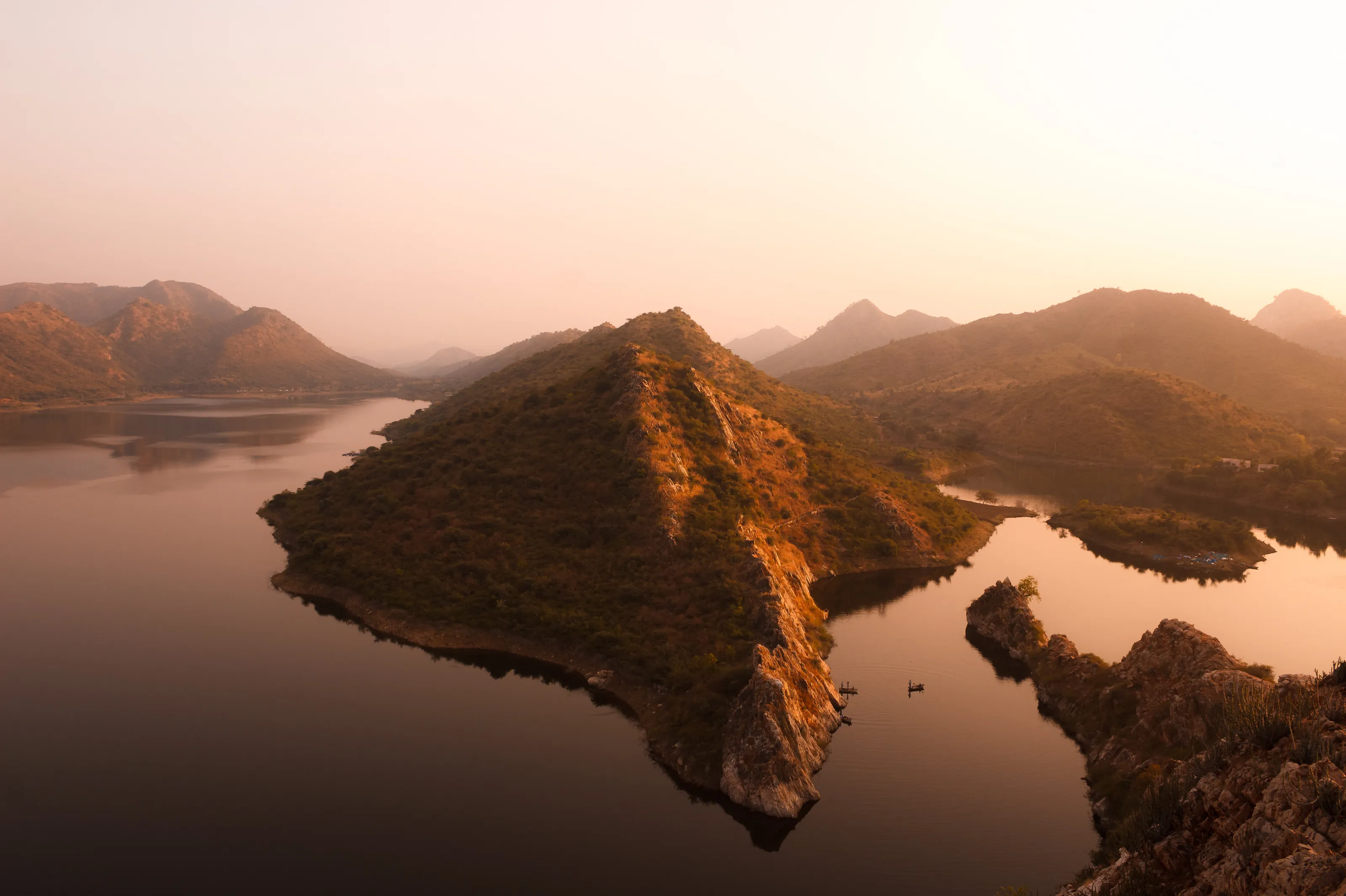 A trek made worthwhile with this beautiful view.