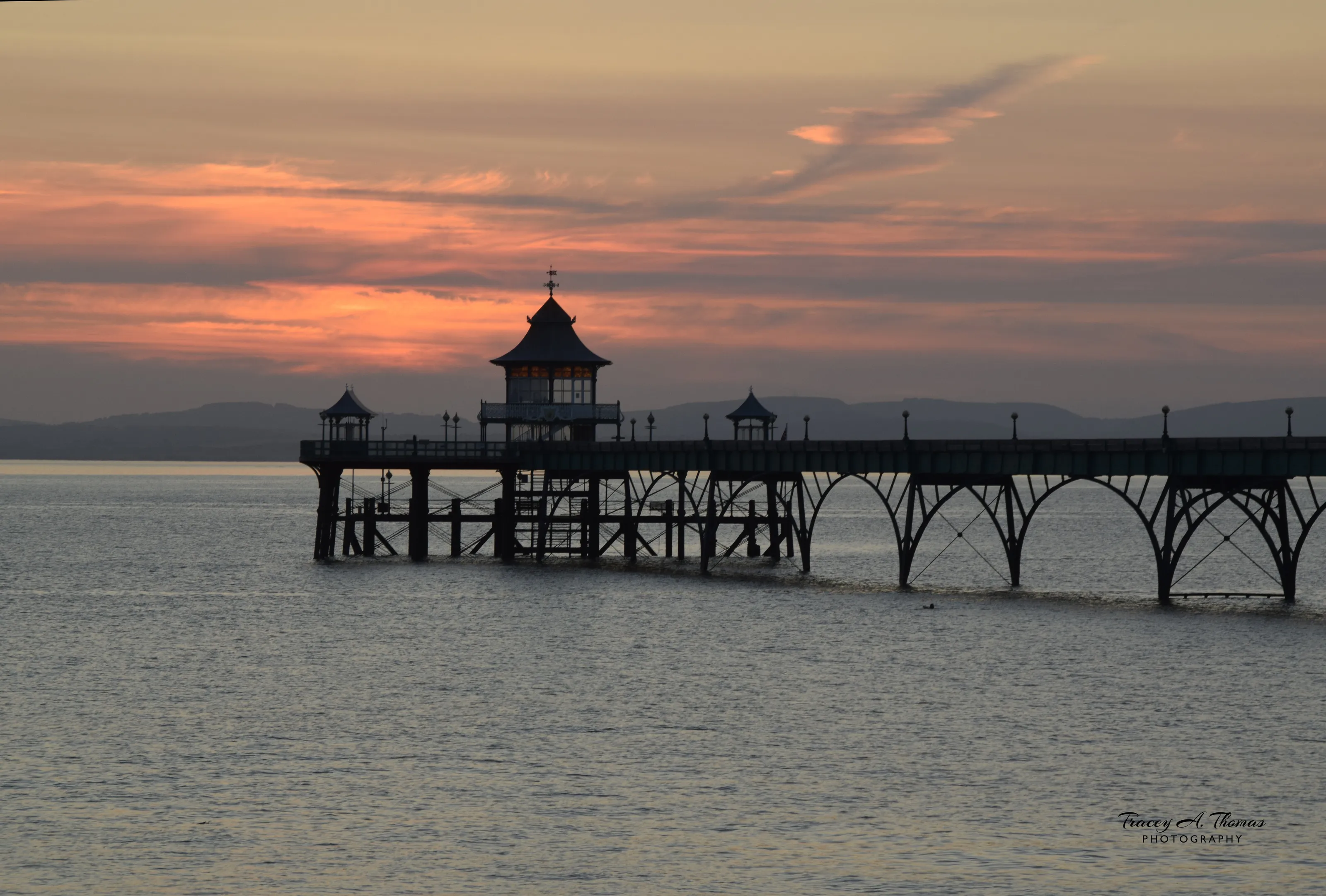 Clevedon Pier at Sunset