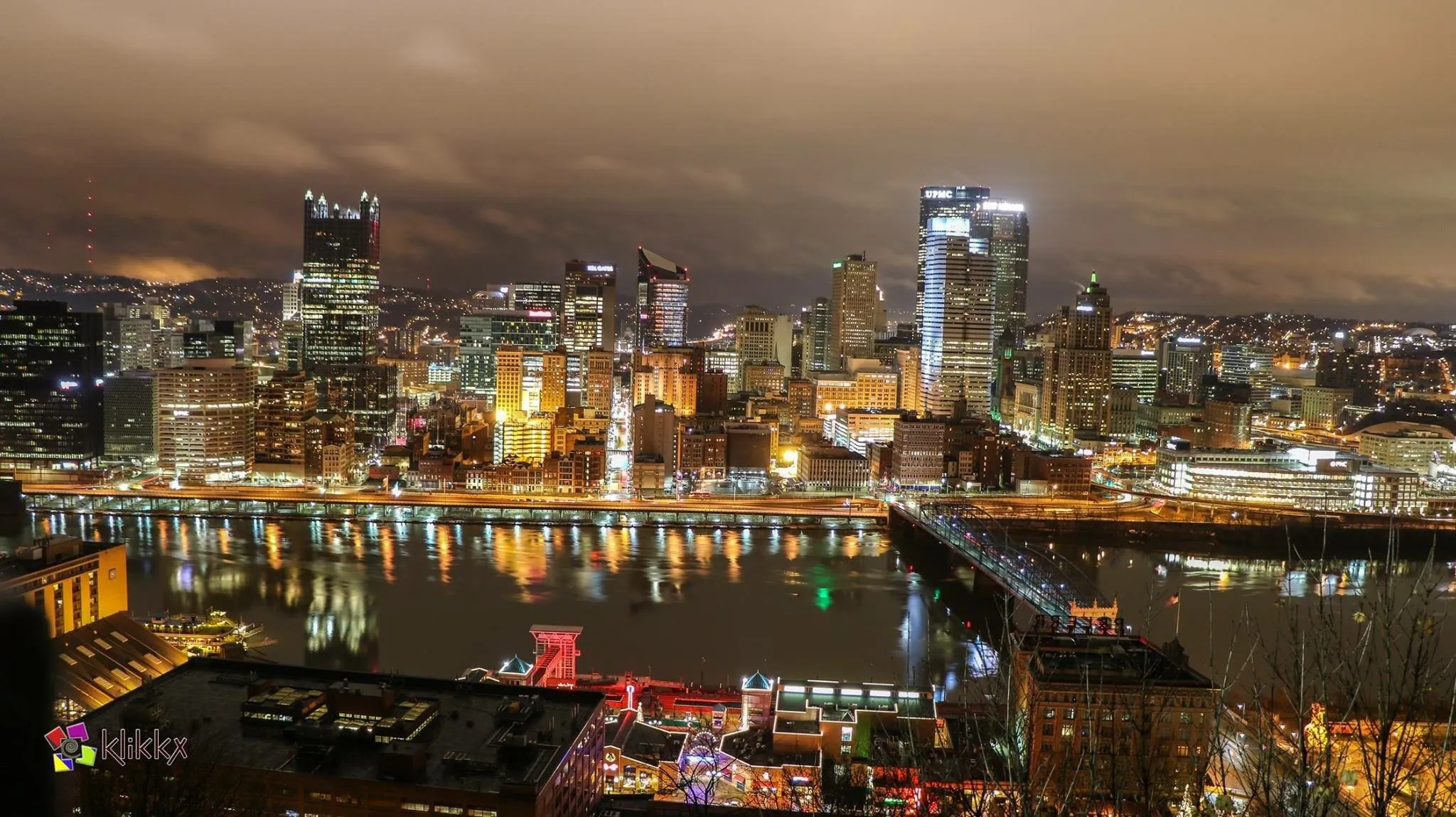 Pittsburgh at night