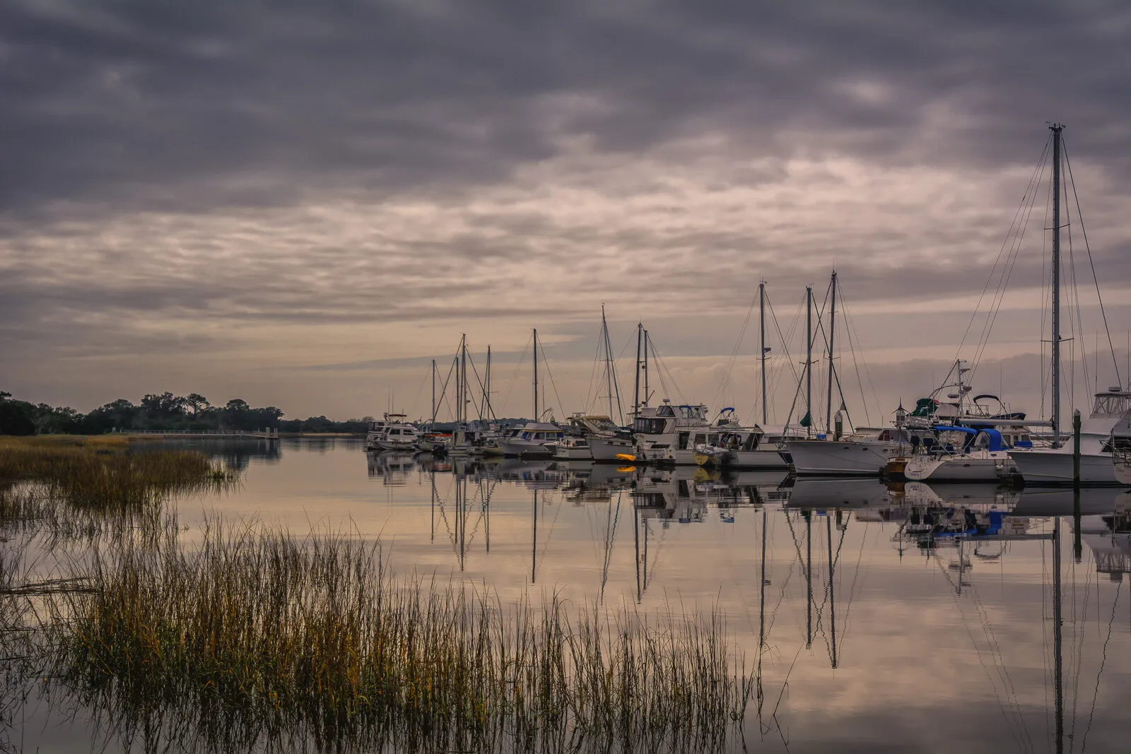 marina at sunrise