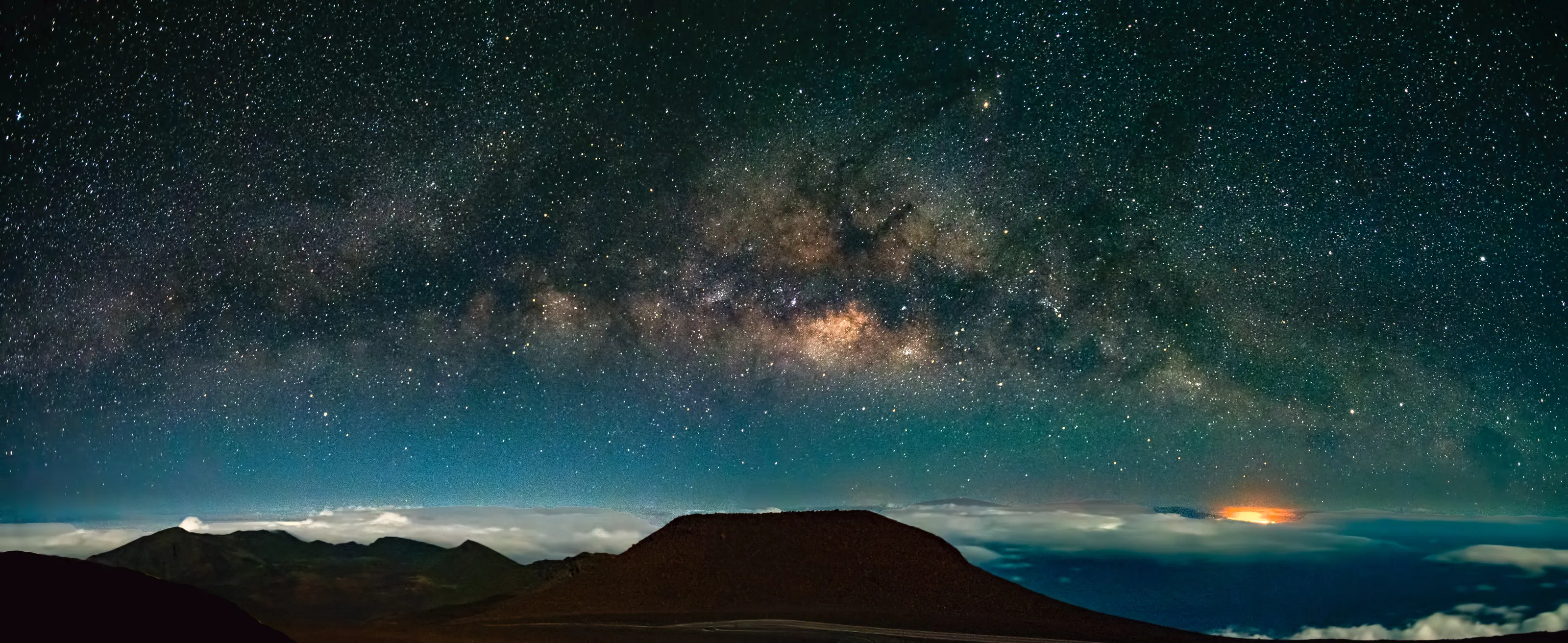 The Milky Way Above Haleakala National Park