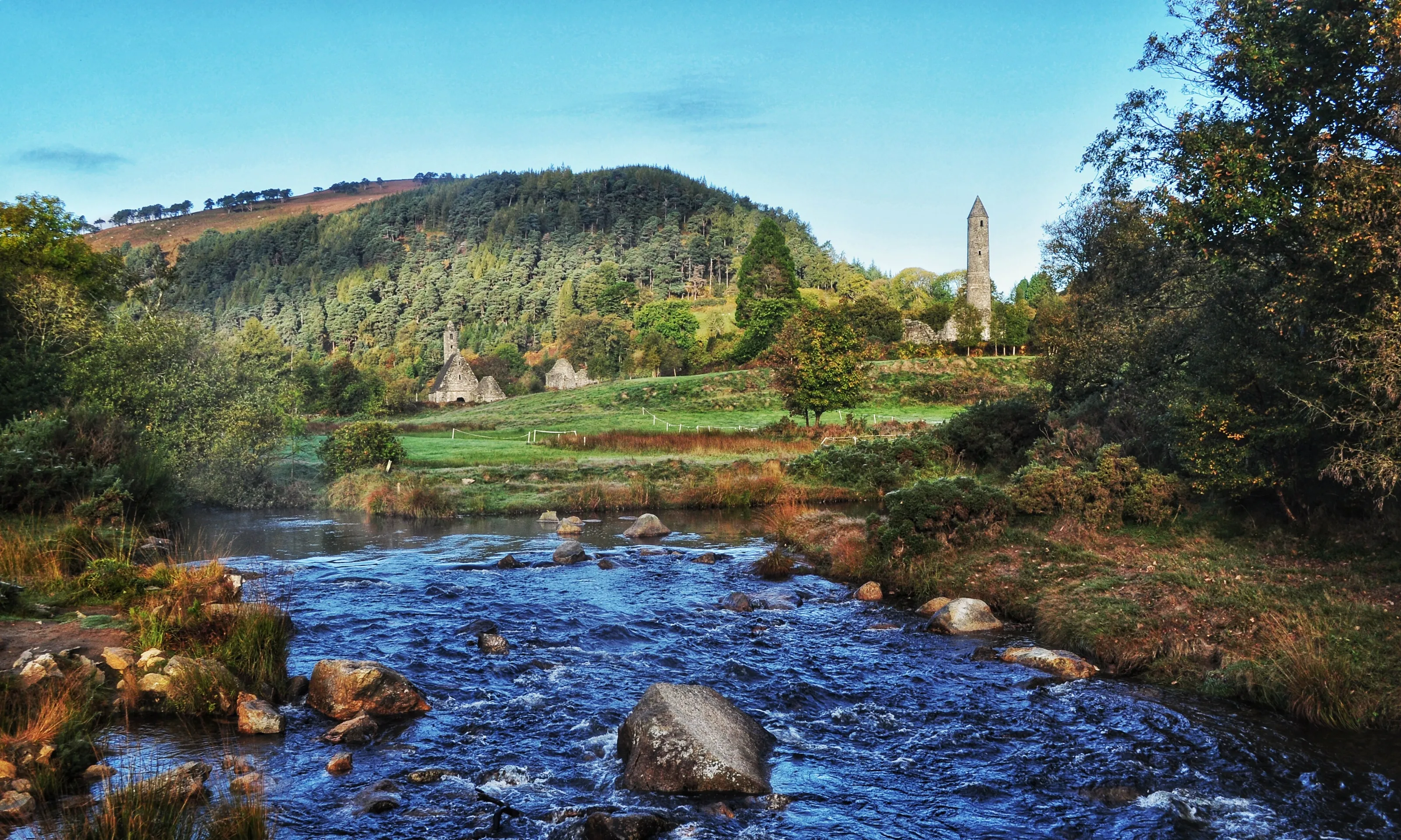 Glendalough Ireland, early one monday morning
