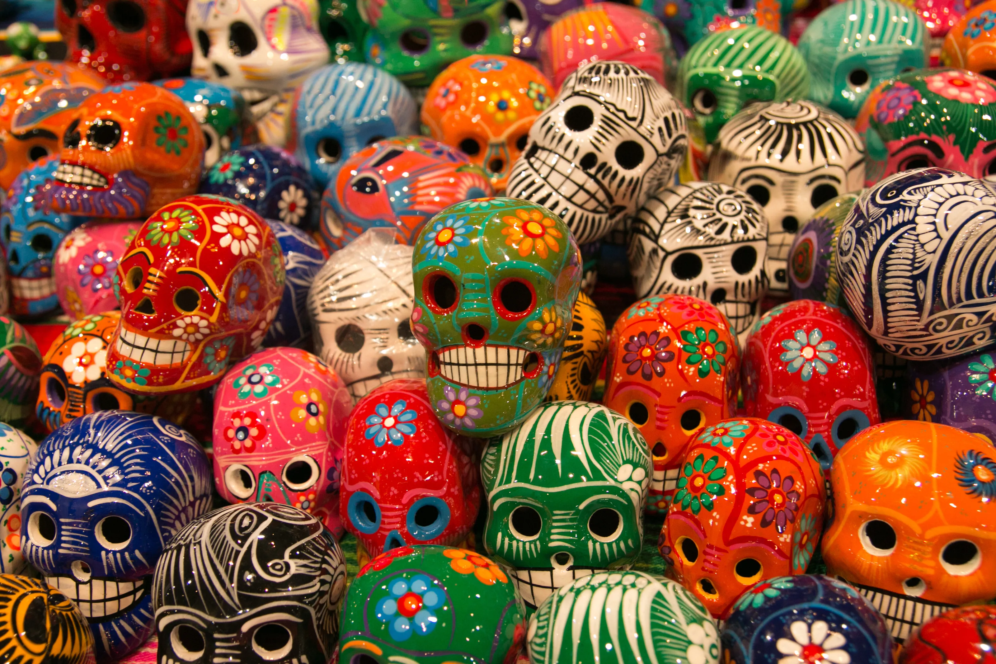 painted skulls