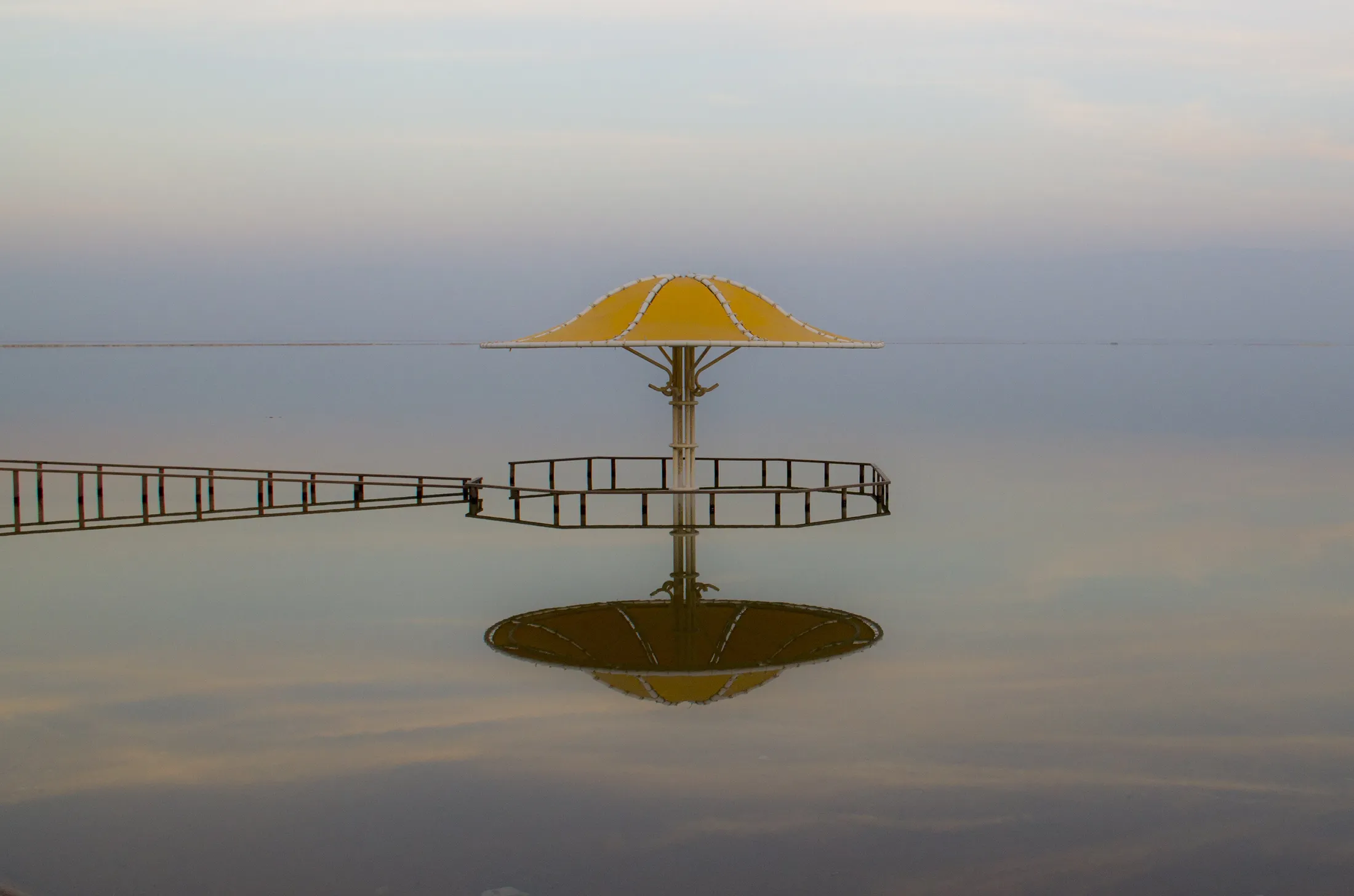 Dead Sea in the sunset