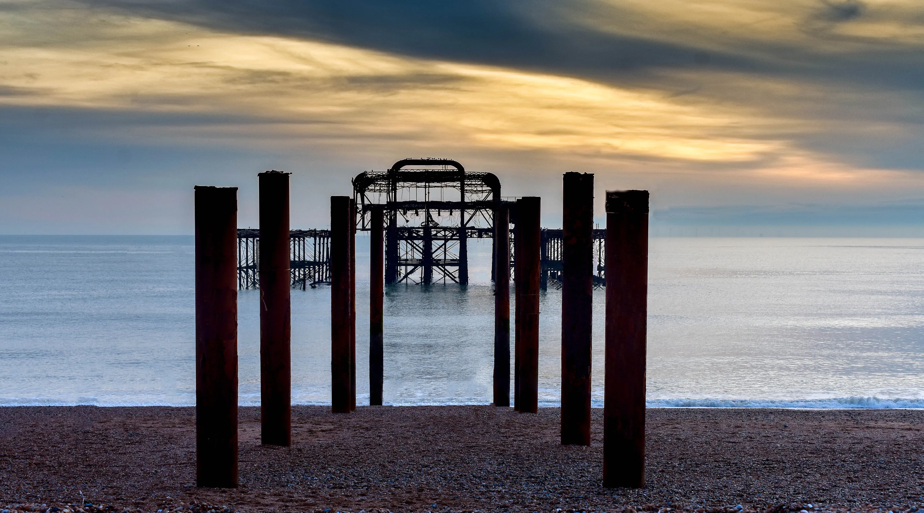 Pier into the ocean