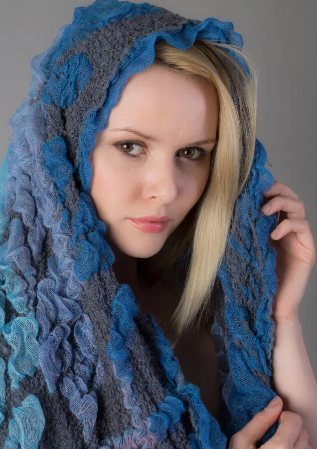 Carla in Blue