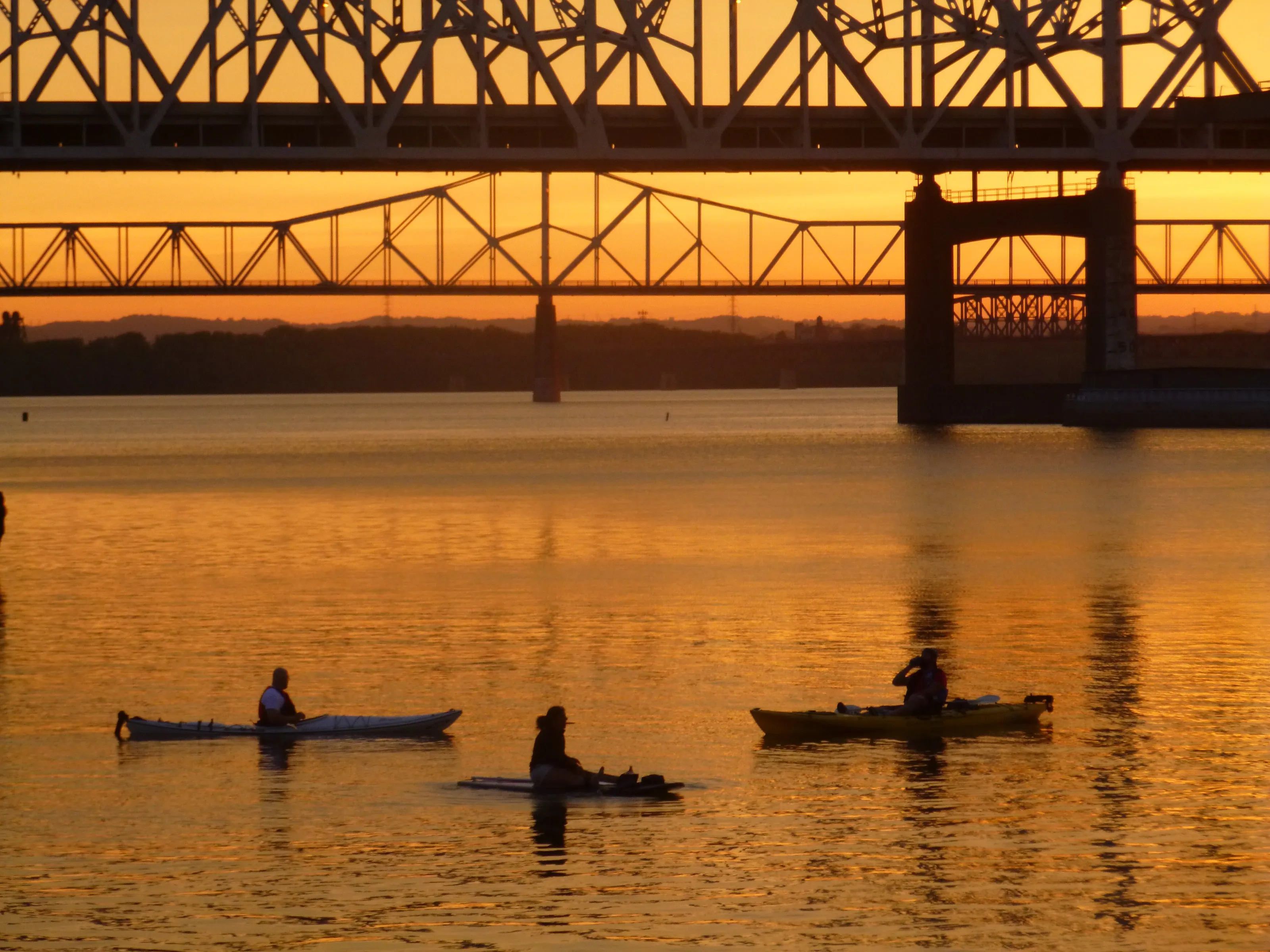Sunset on the Ohio River