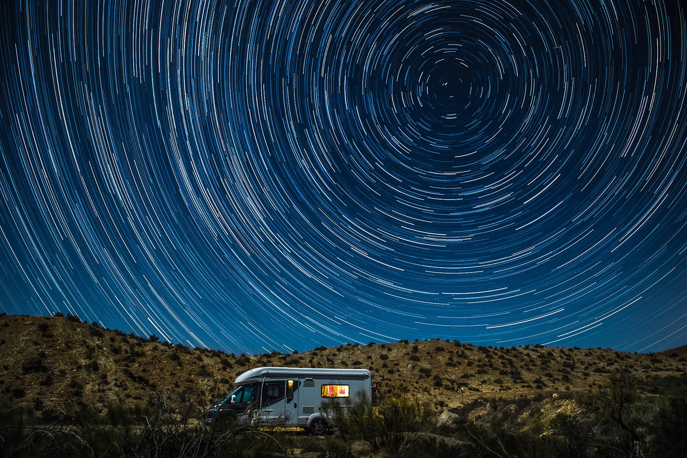 Tabernas Star Trail