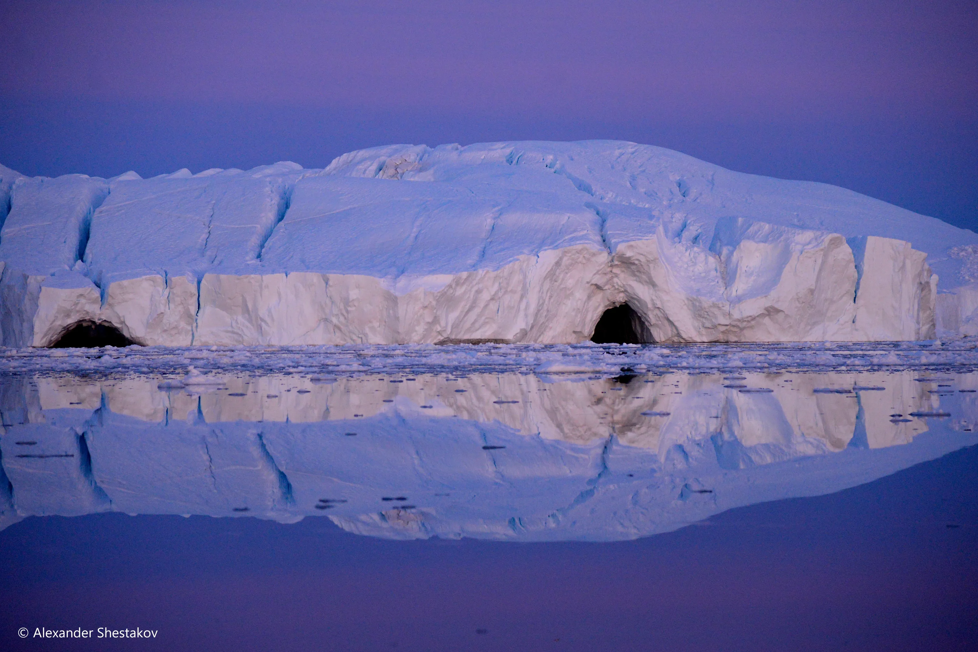 After arctic sunset