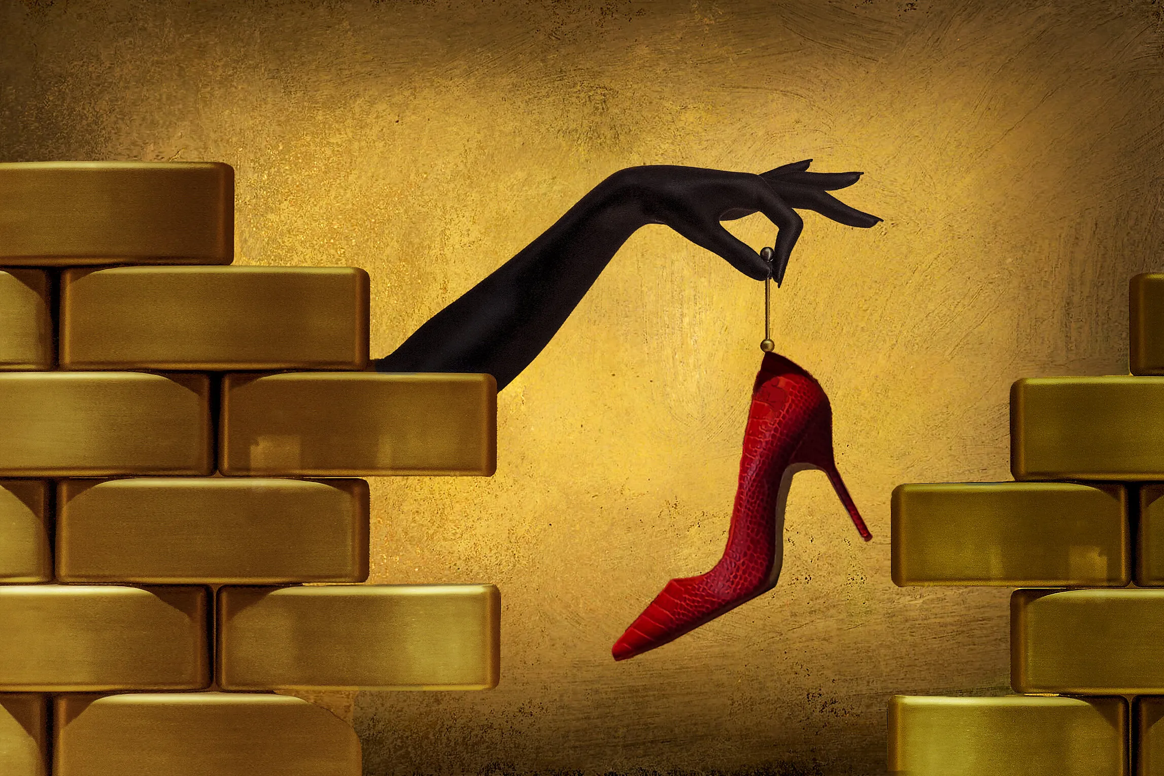 Stiletto heels In colour - The red shoe