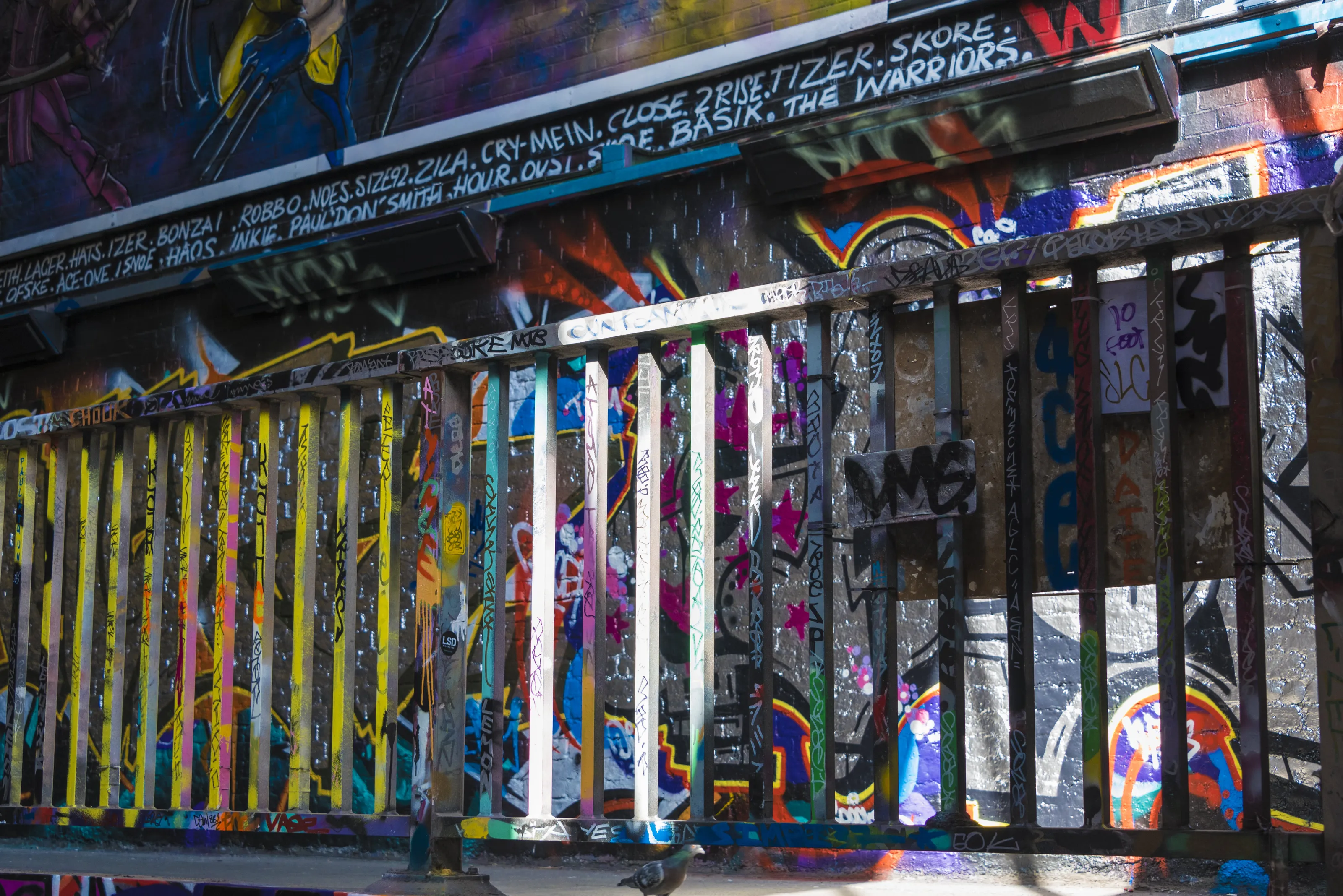 Leake Street railings