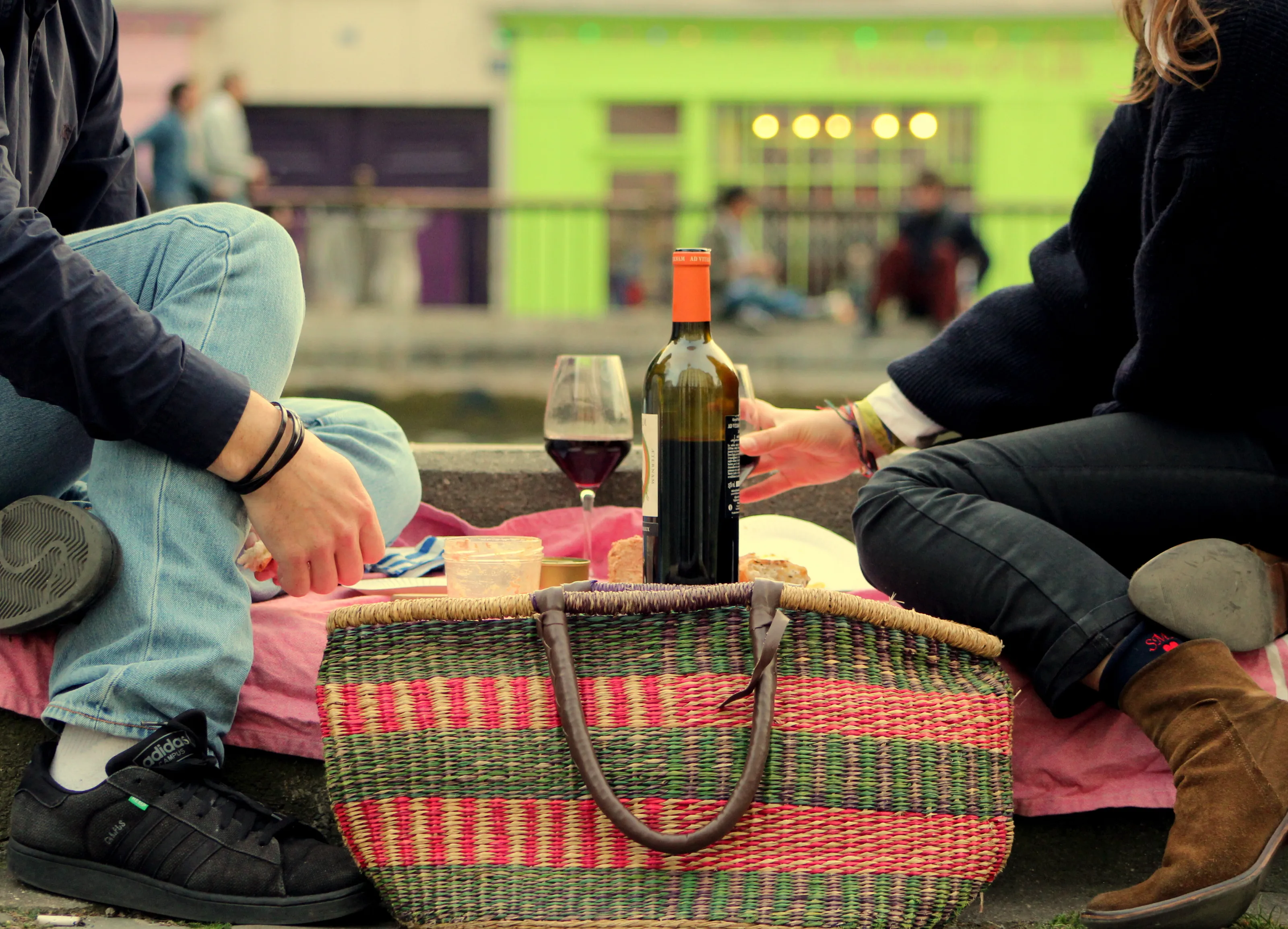 Lunch at Canal Saint Martin.