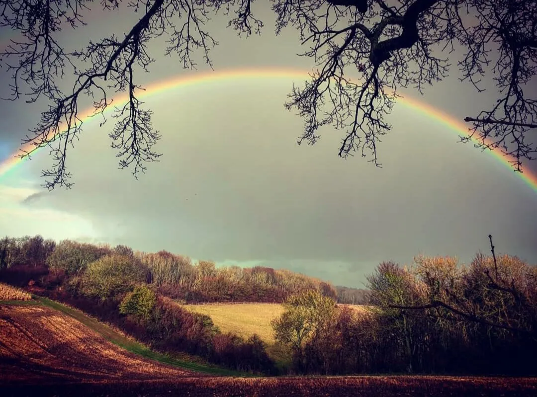 Storm rainbow