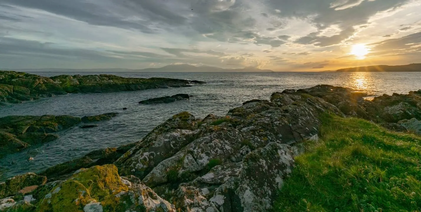 Sunset at Portencross