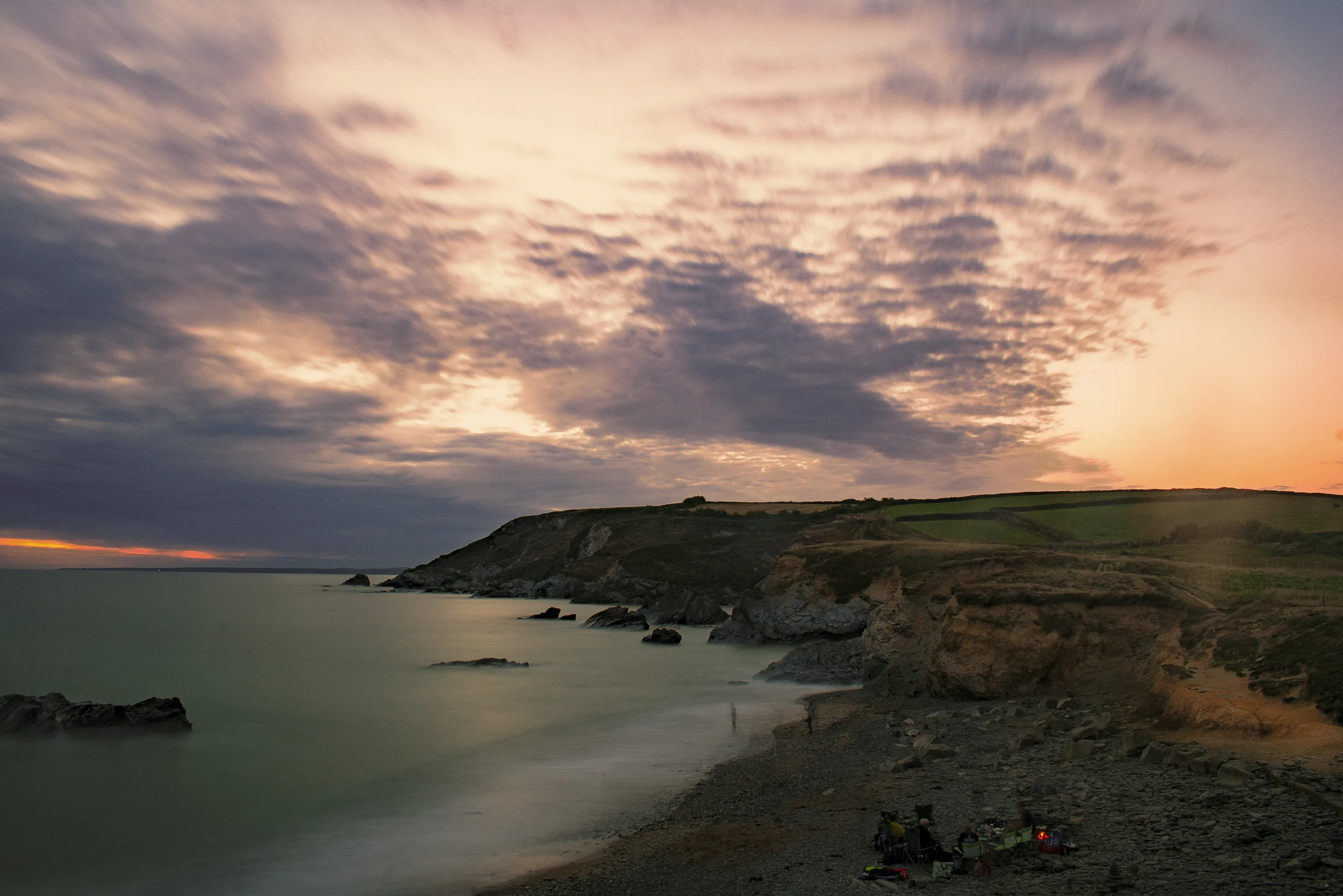 Saunset over the Beach