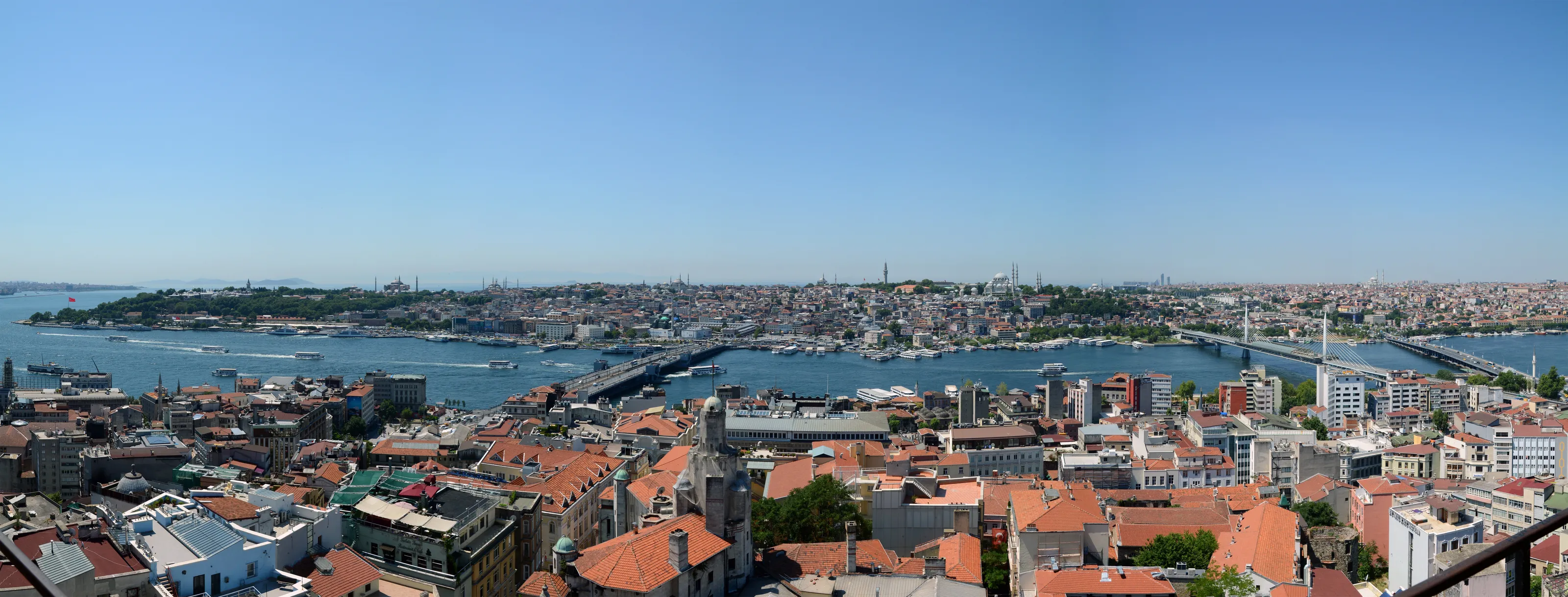 Galata tower panorama
