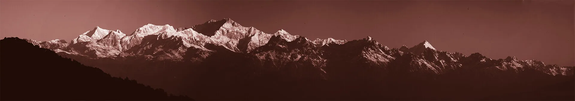 Panoramic view of Knachenjunga