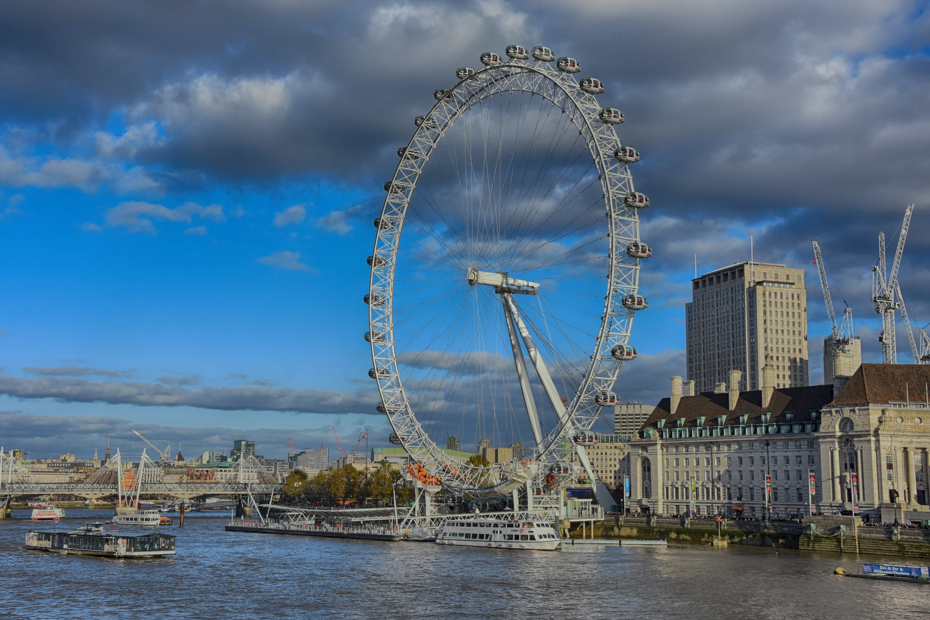 The London Eye in December