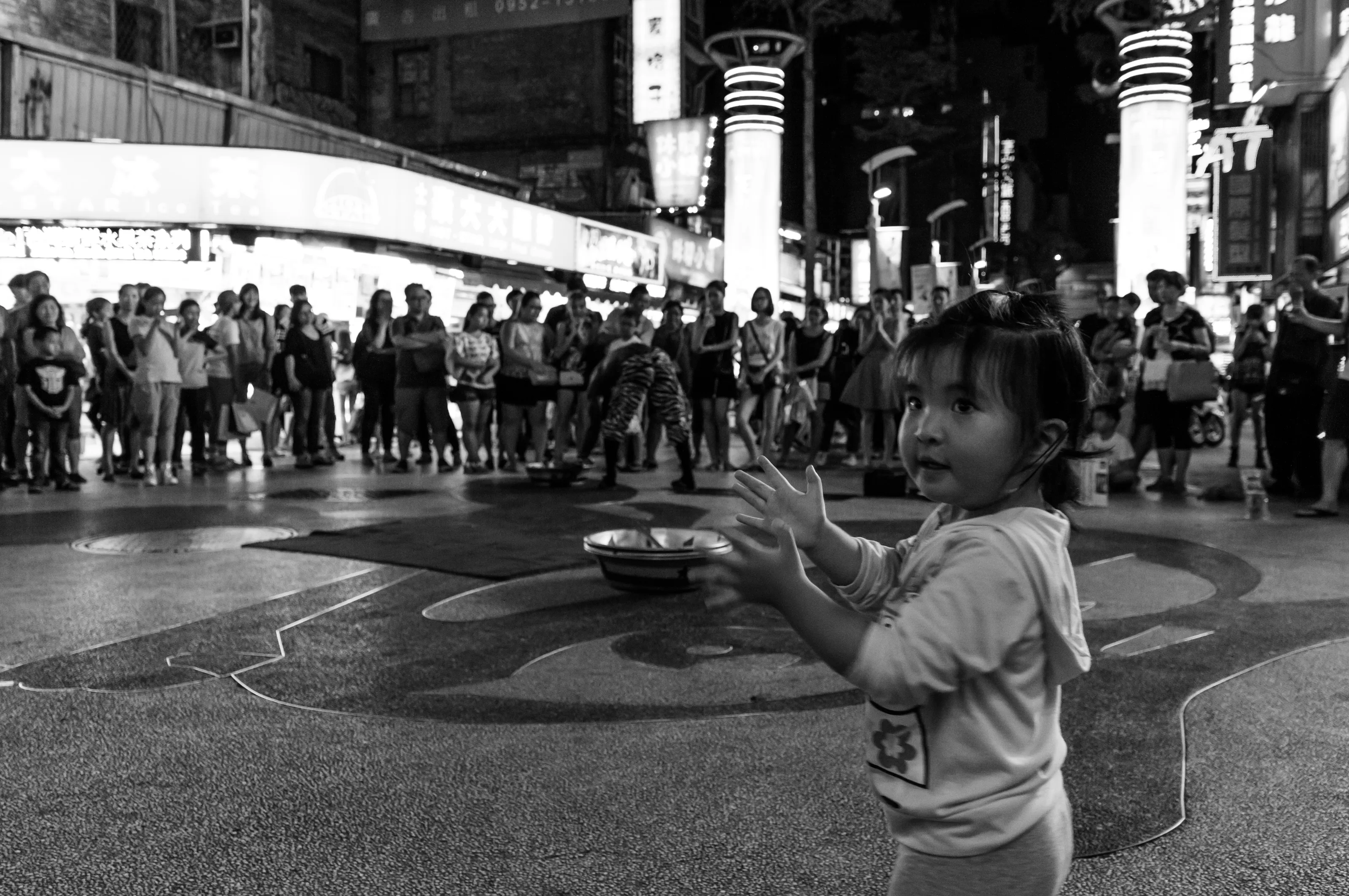 Captivating street performance