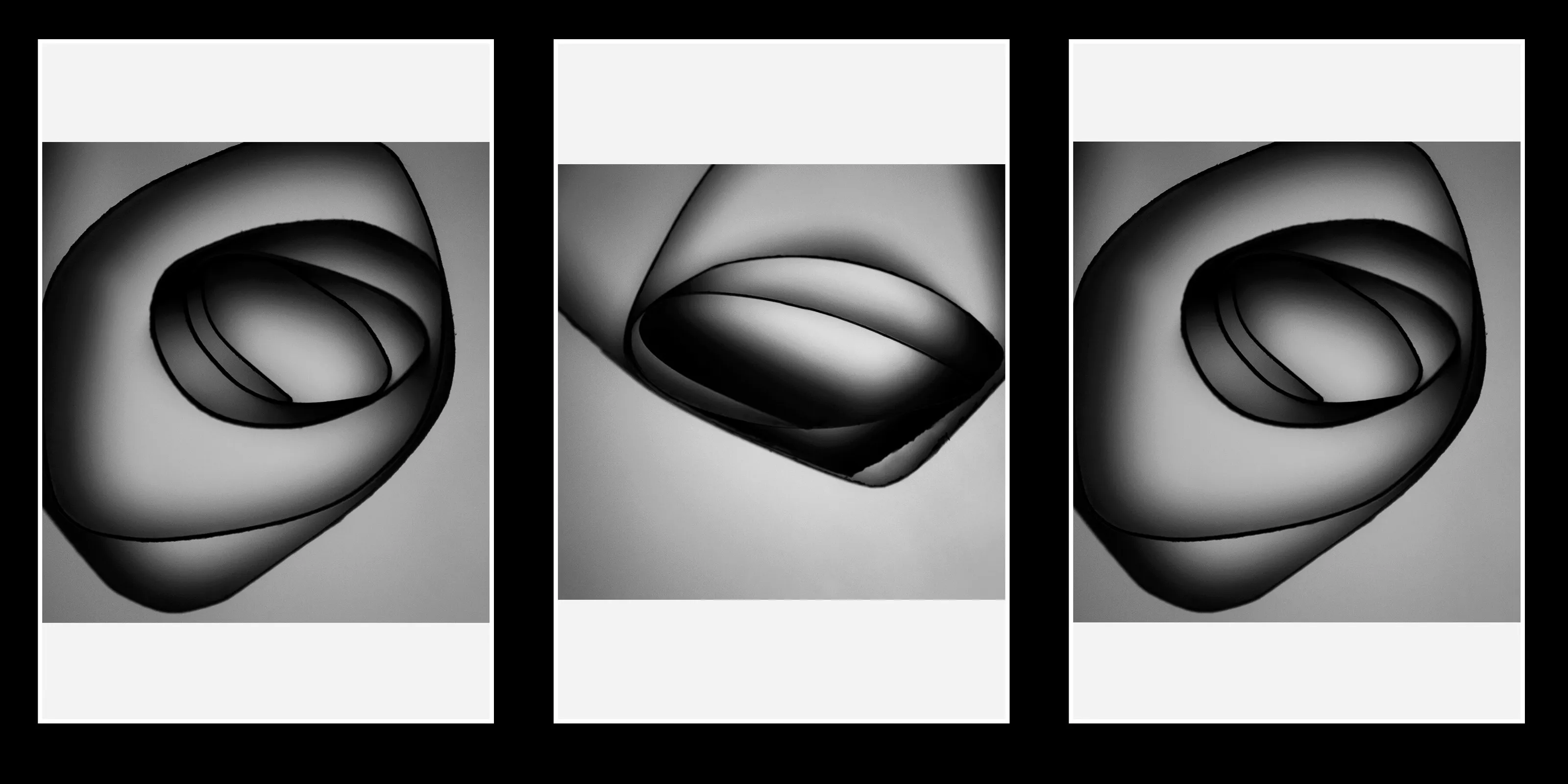 Paper triptych
