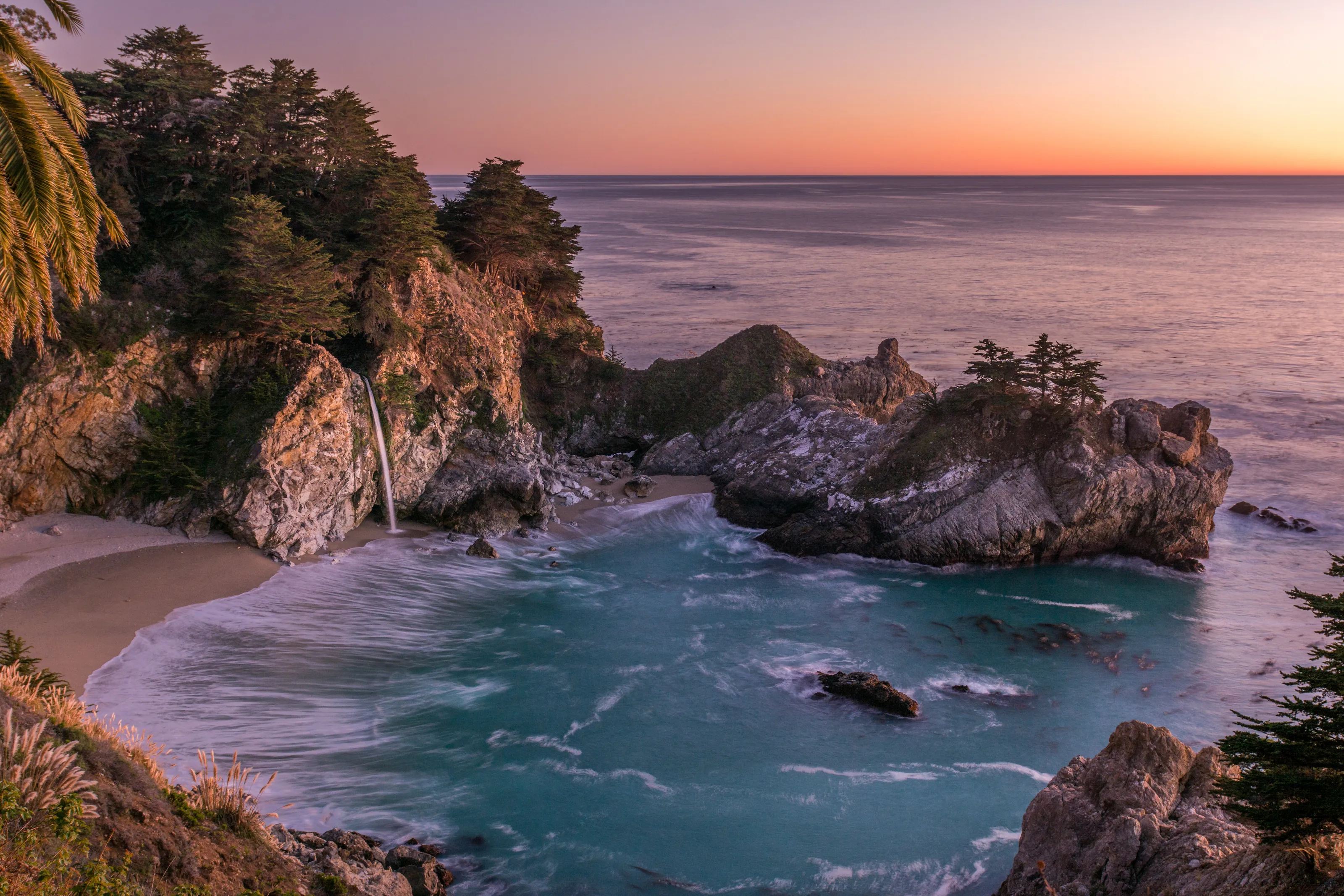 Sunset at McWay Falls