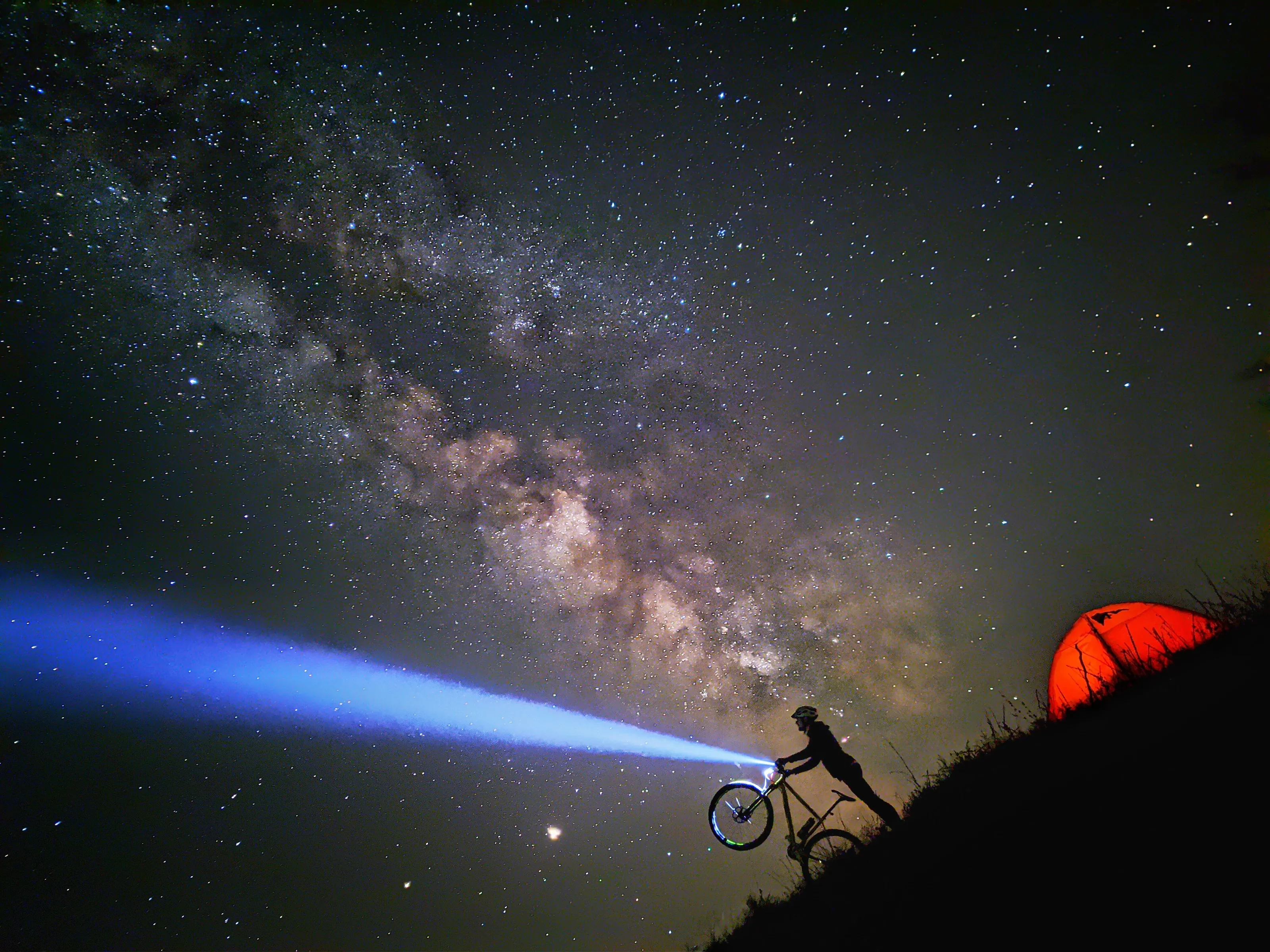 Milkyway with bike