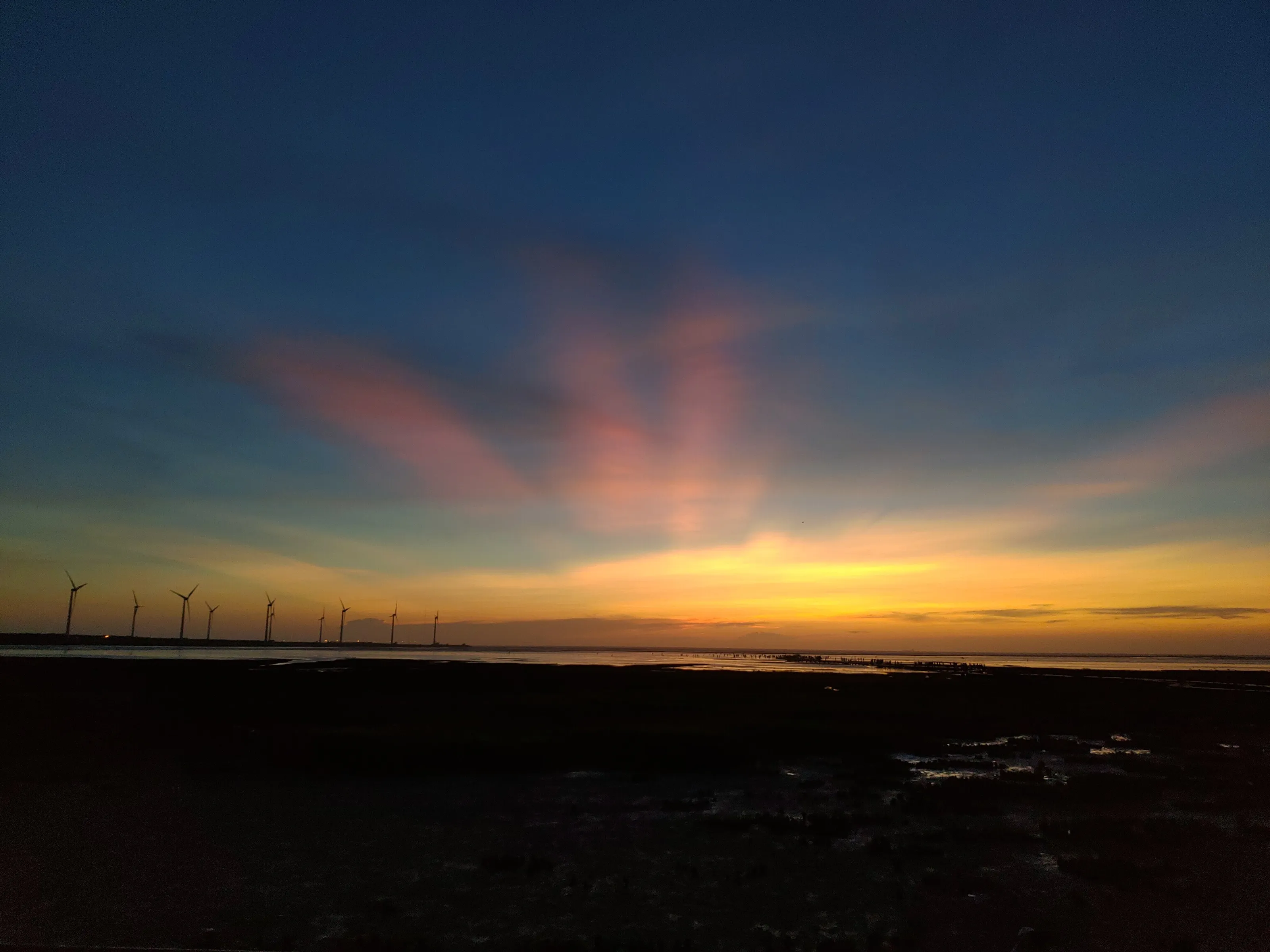 Sunset at the wetland