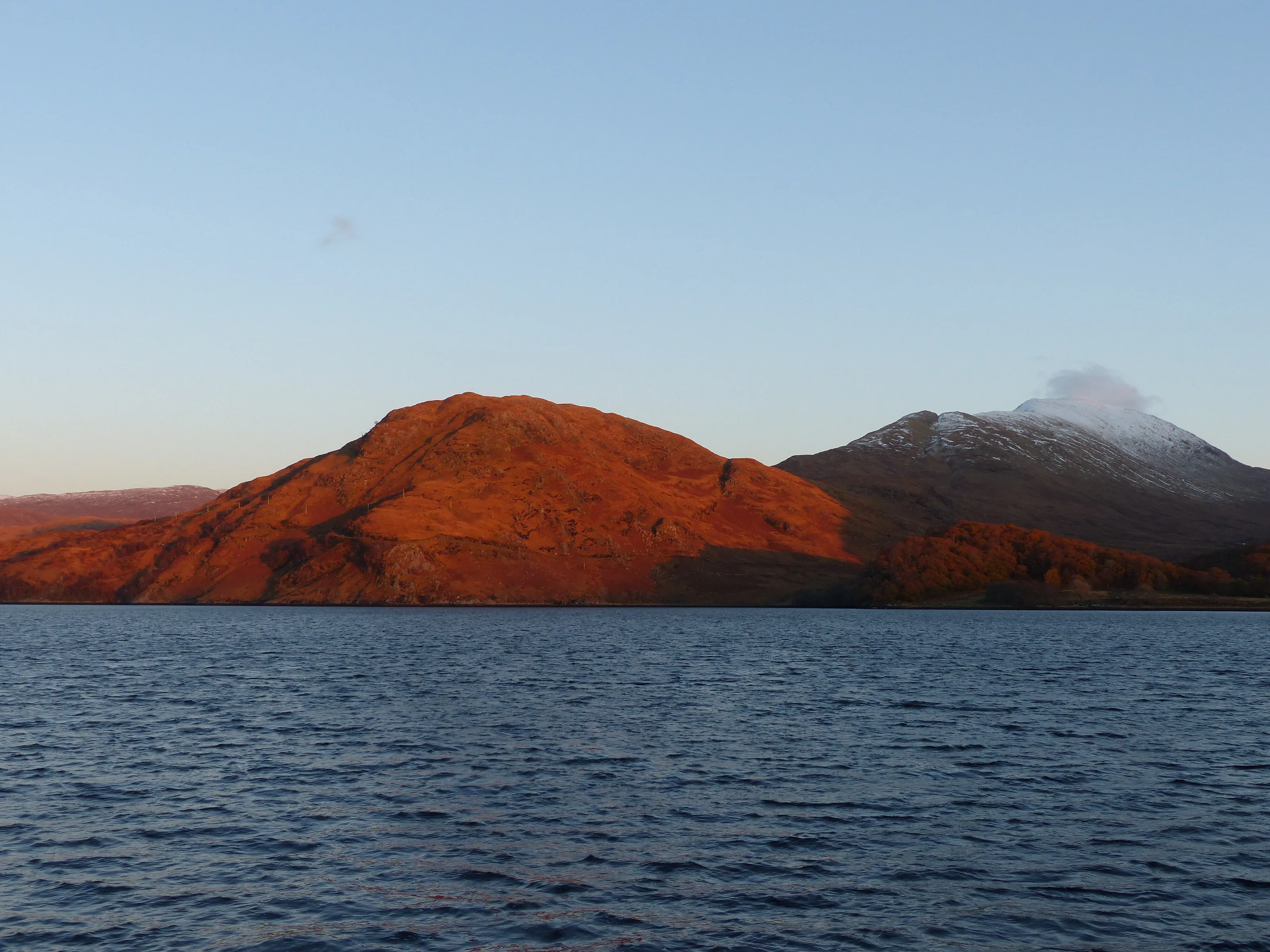 Autumn colors at Loch Etive