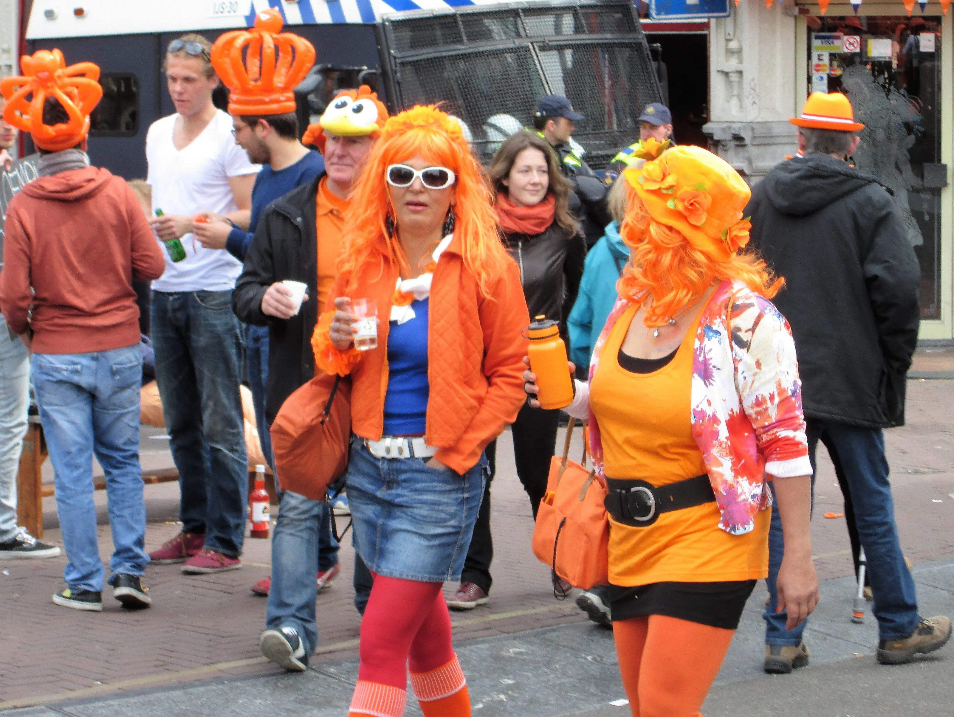 Amsterdam -  Queens Birthday celebrations 2013