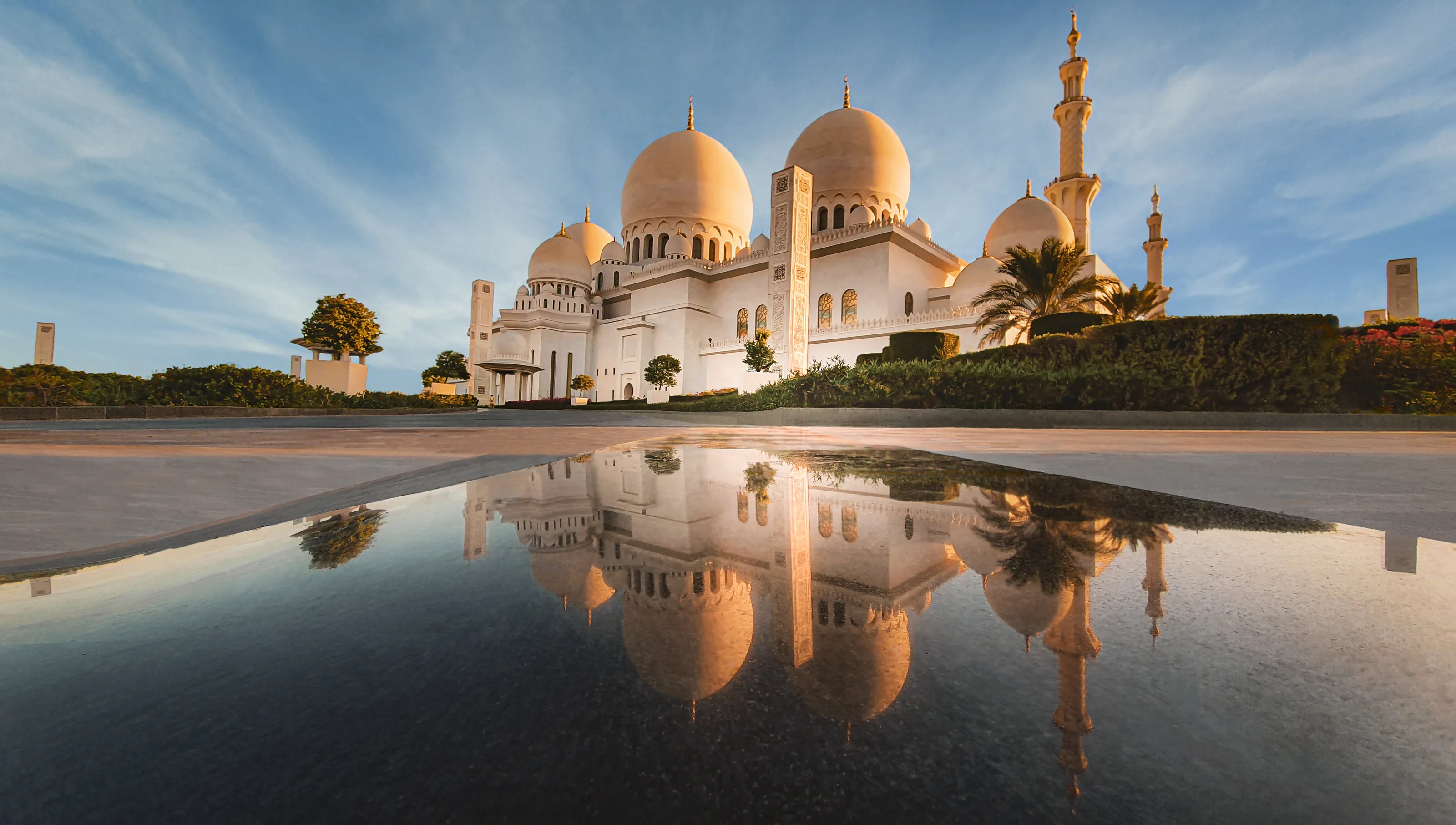 Marble Reflection of Sheik Zayed Grand Mosque