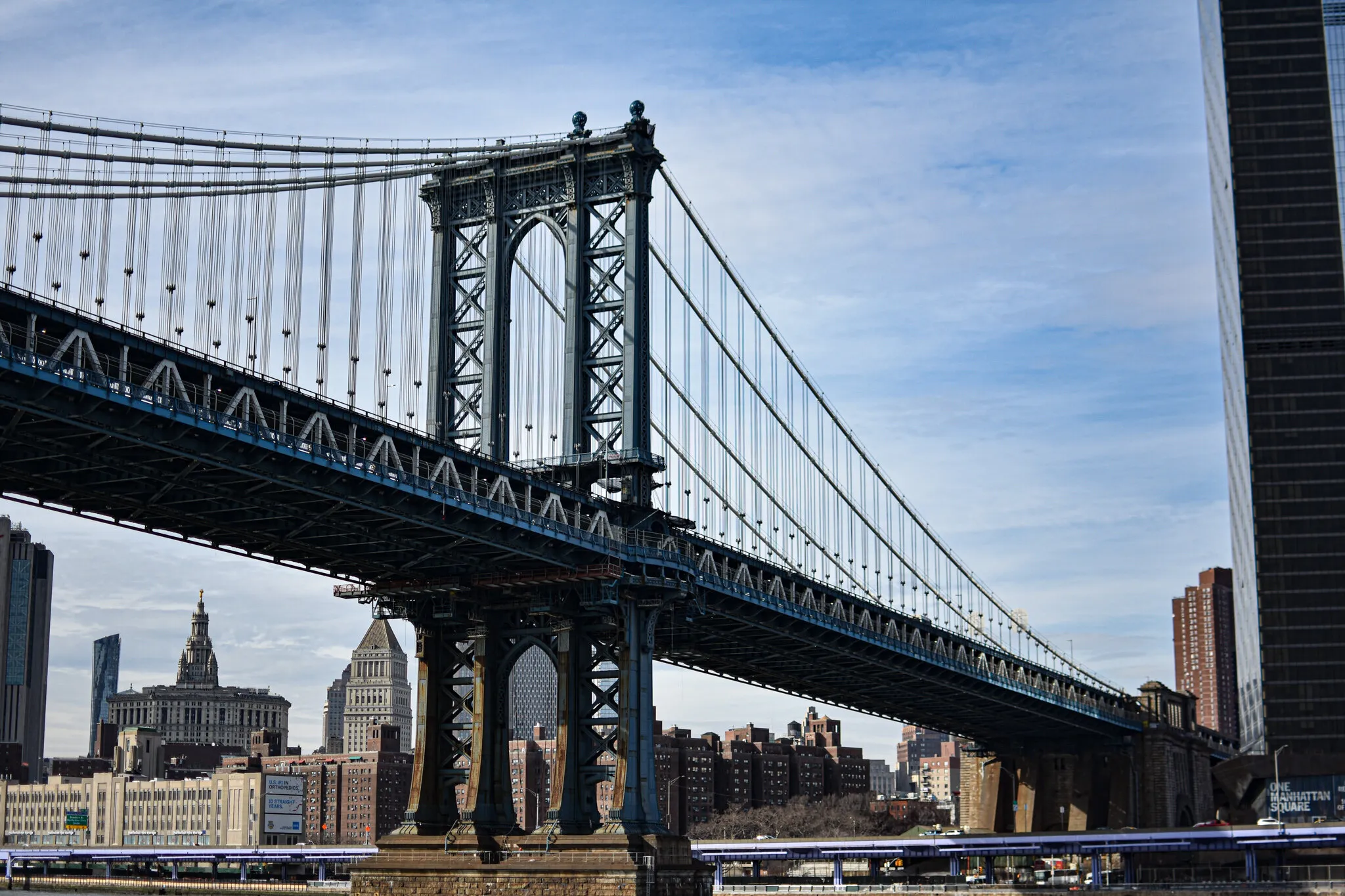 Manhattan Bridge, New York.