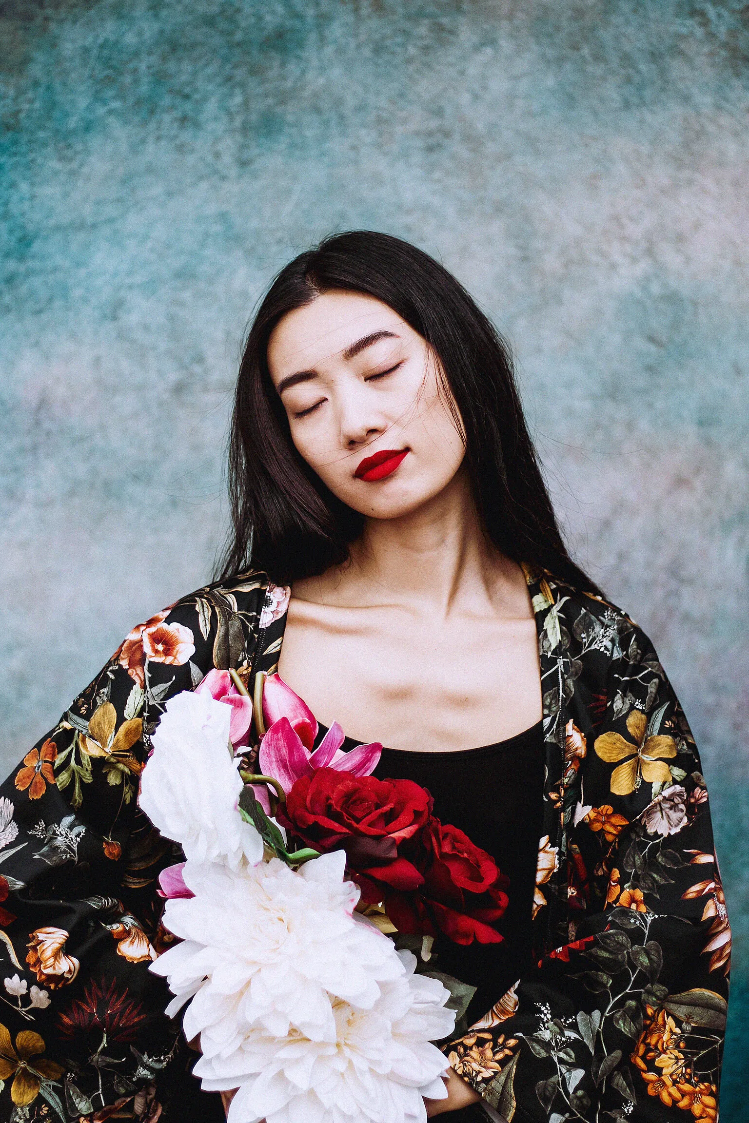Yuri With Flowers