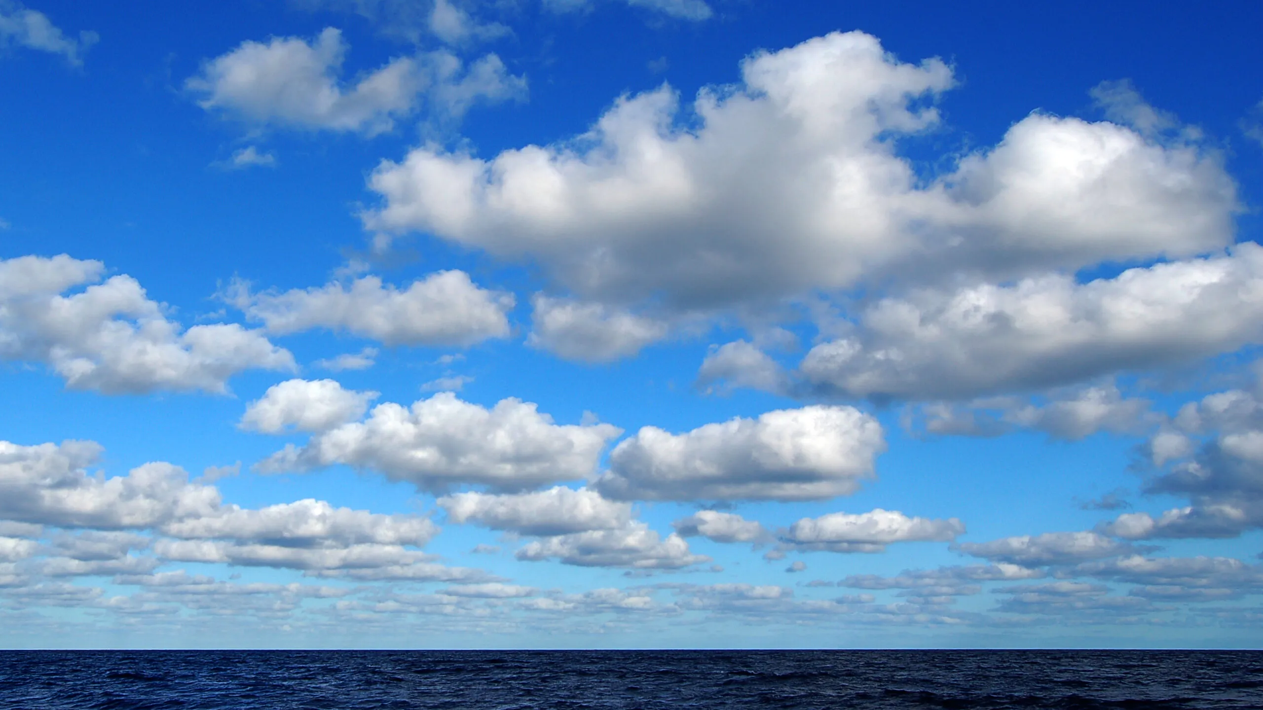 Sky over ocean