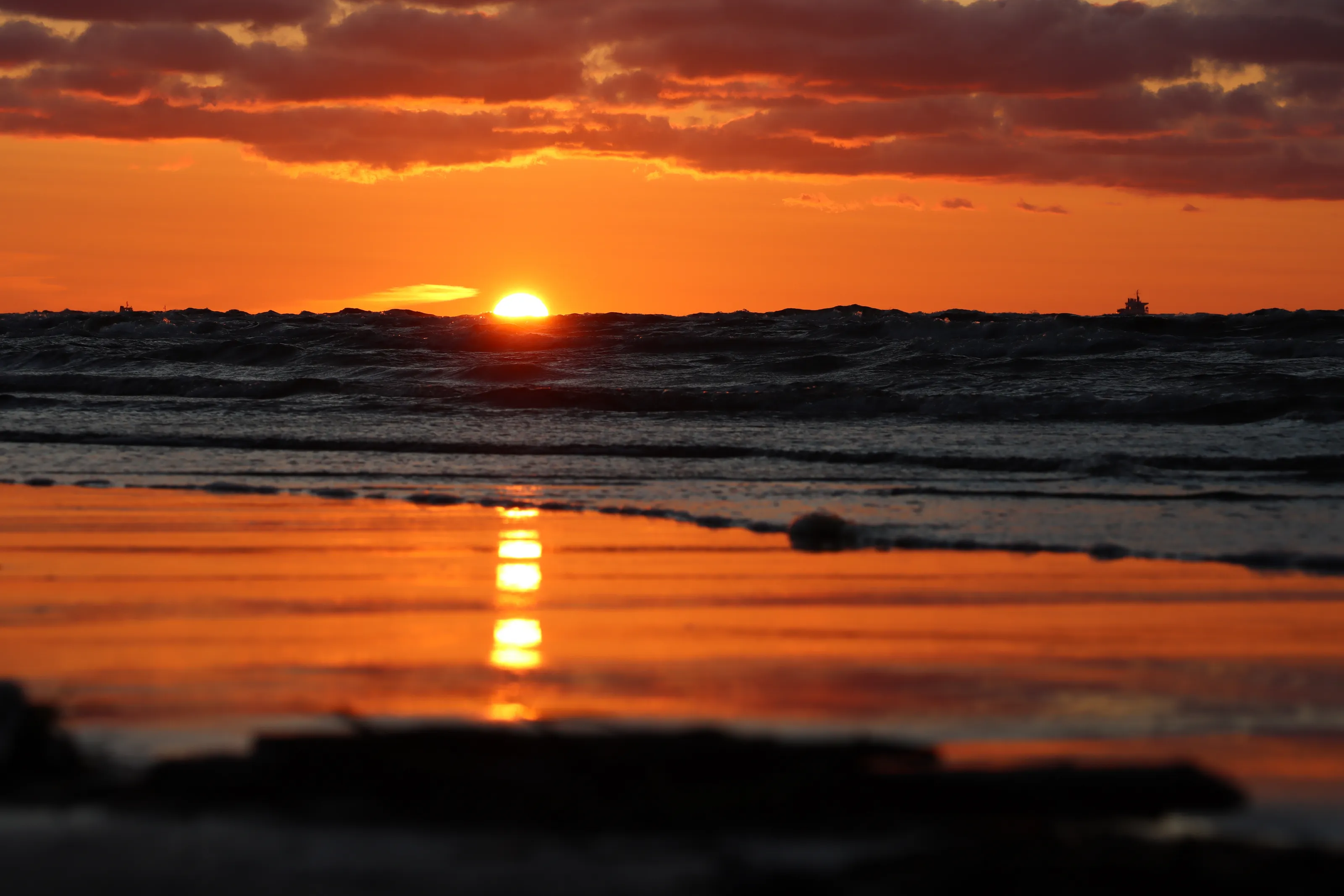 Sunset at the sea