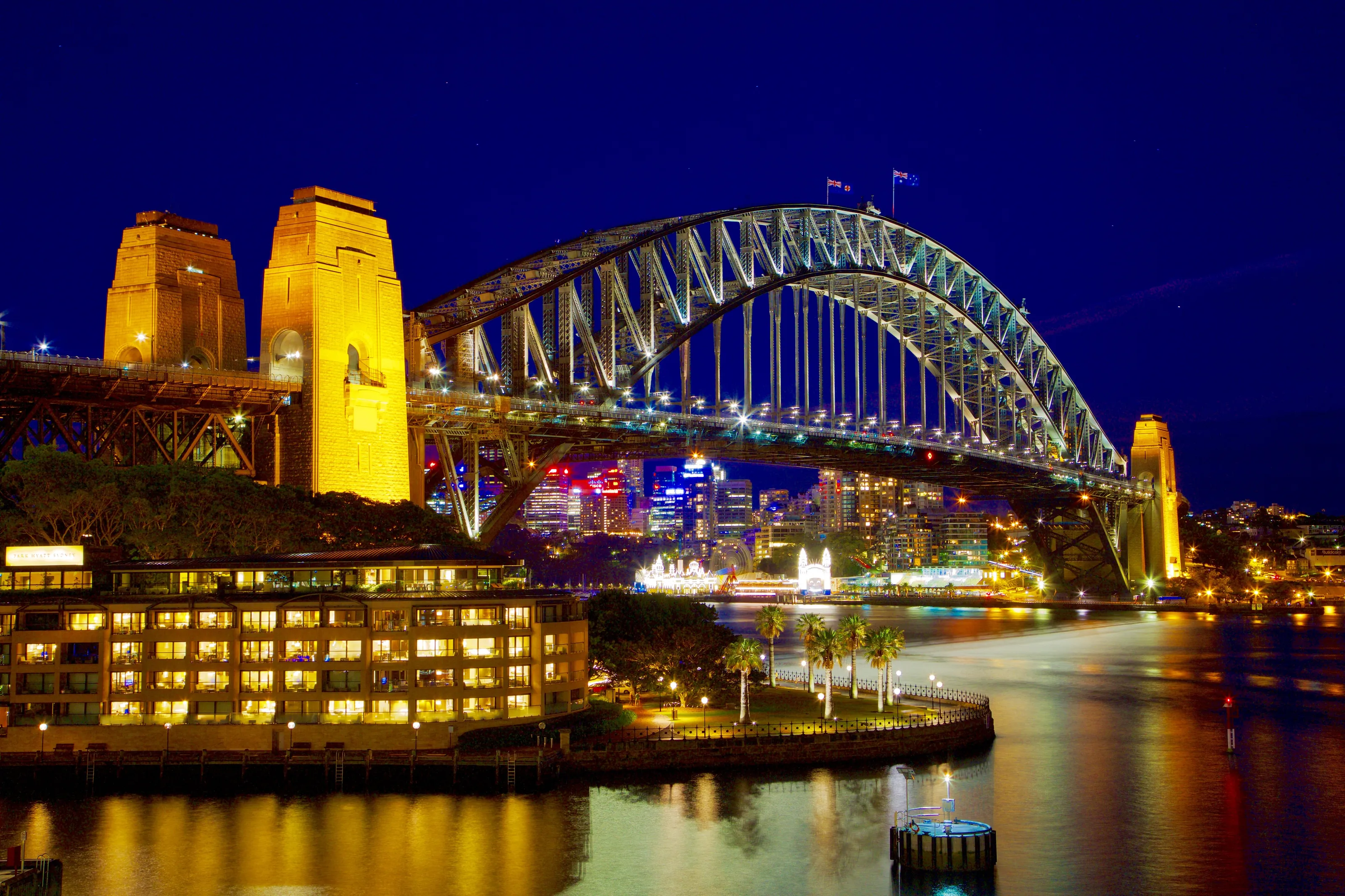 Sydney Harbour At Night