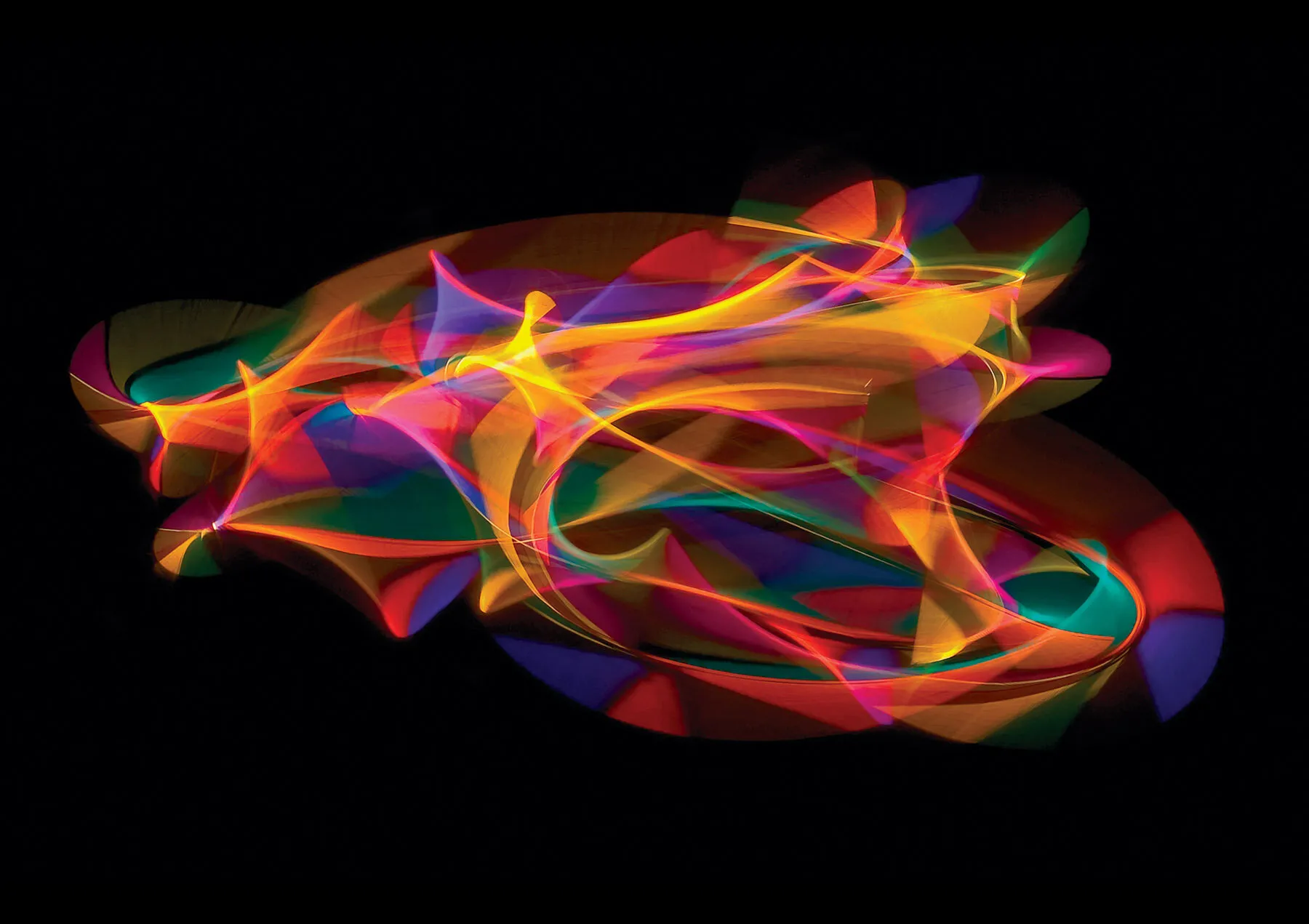Moving light drawing
