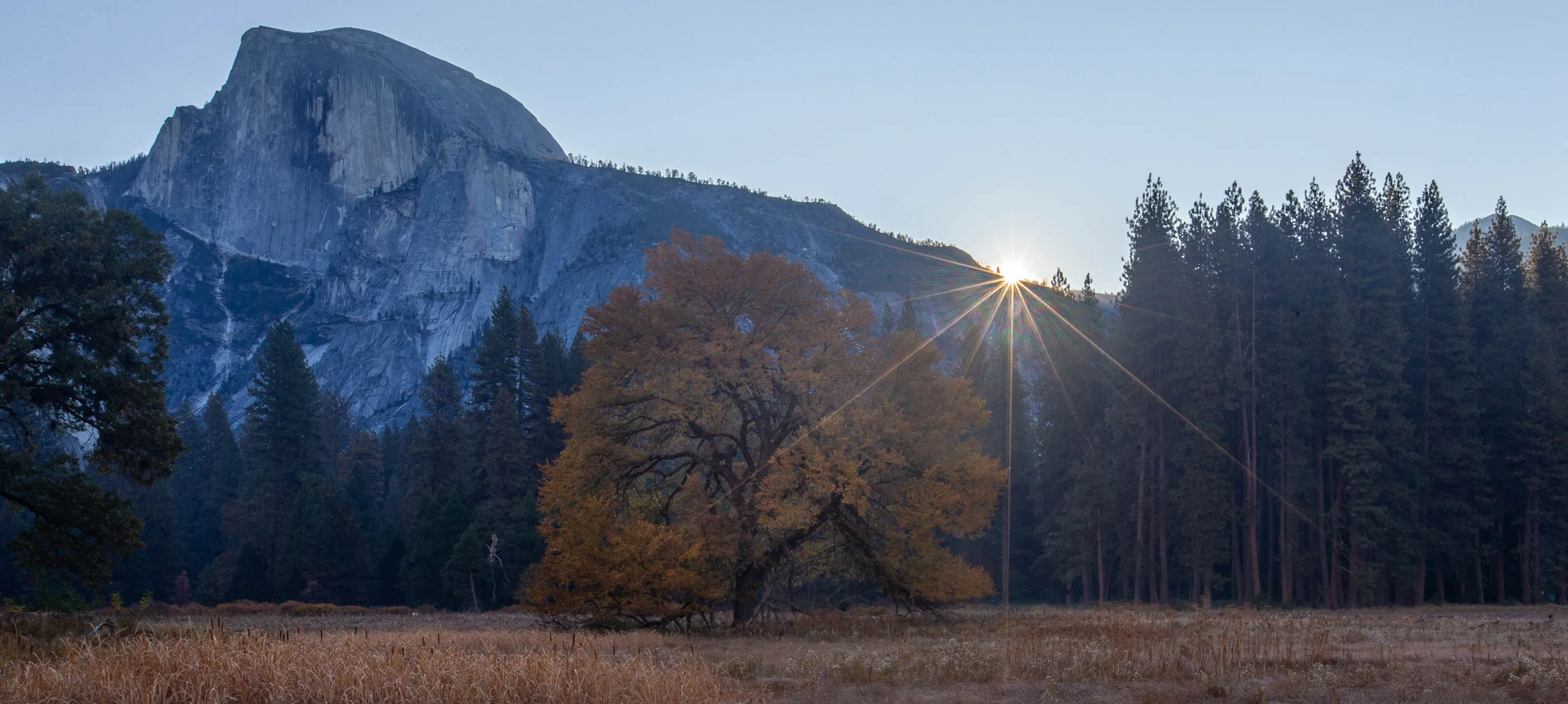 October Yosemite sunrise.