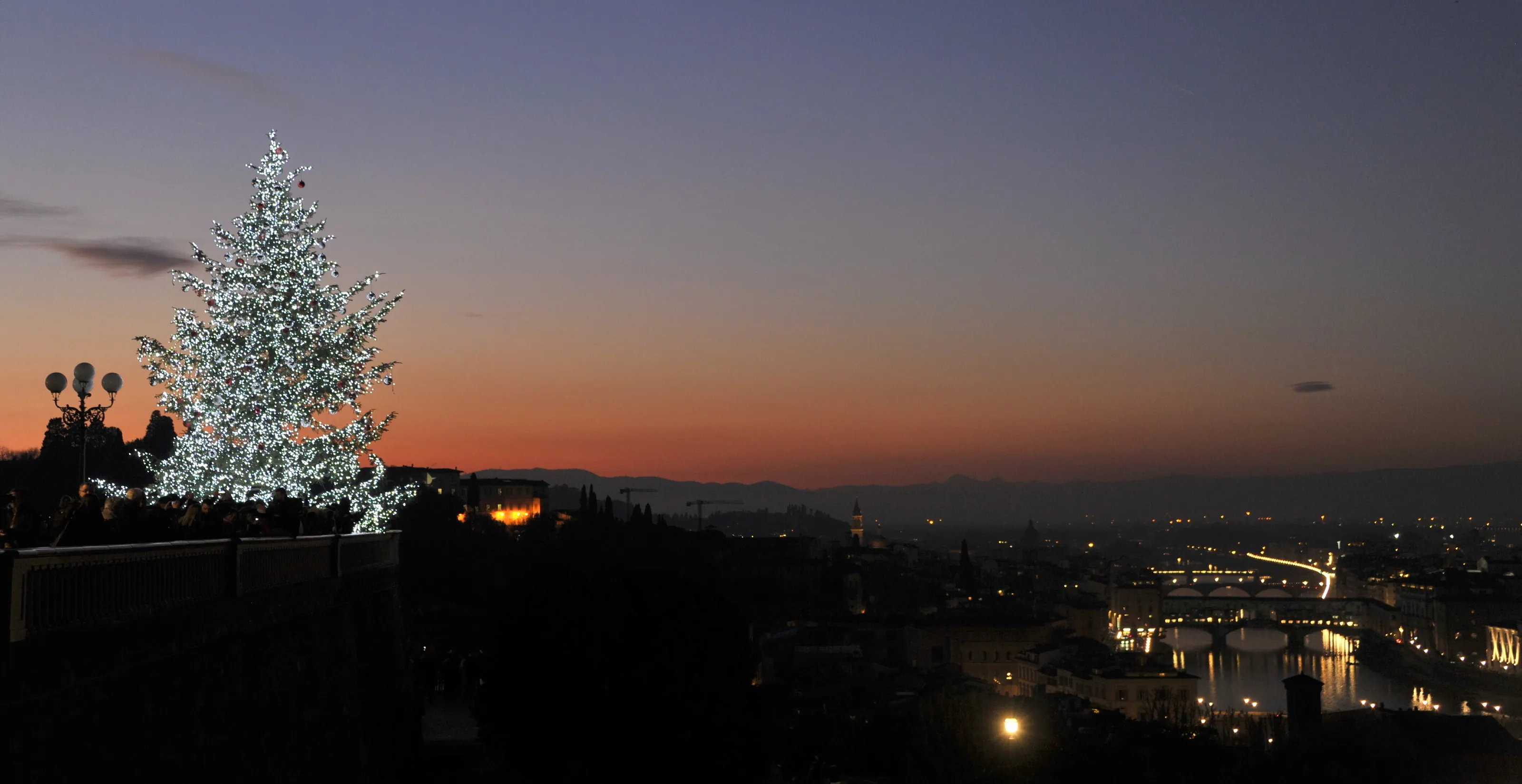 Sunset Christmas in Florence