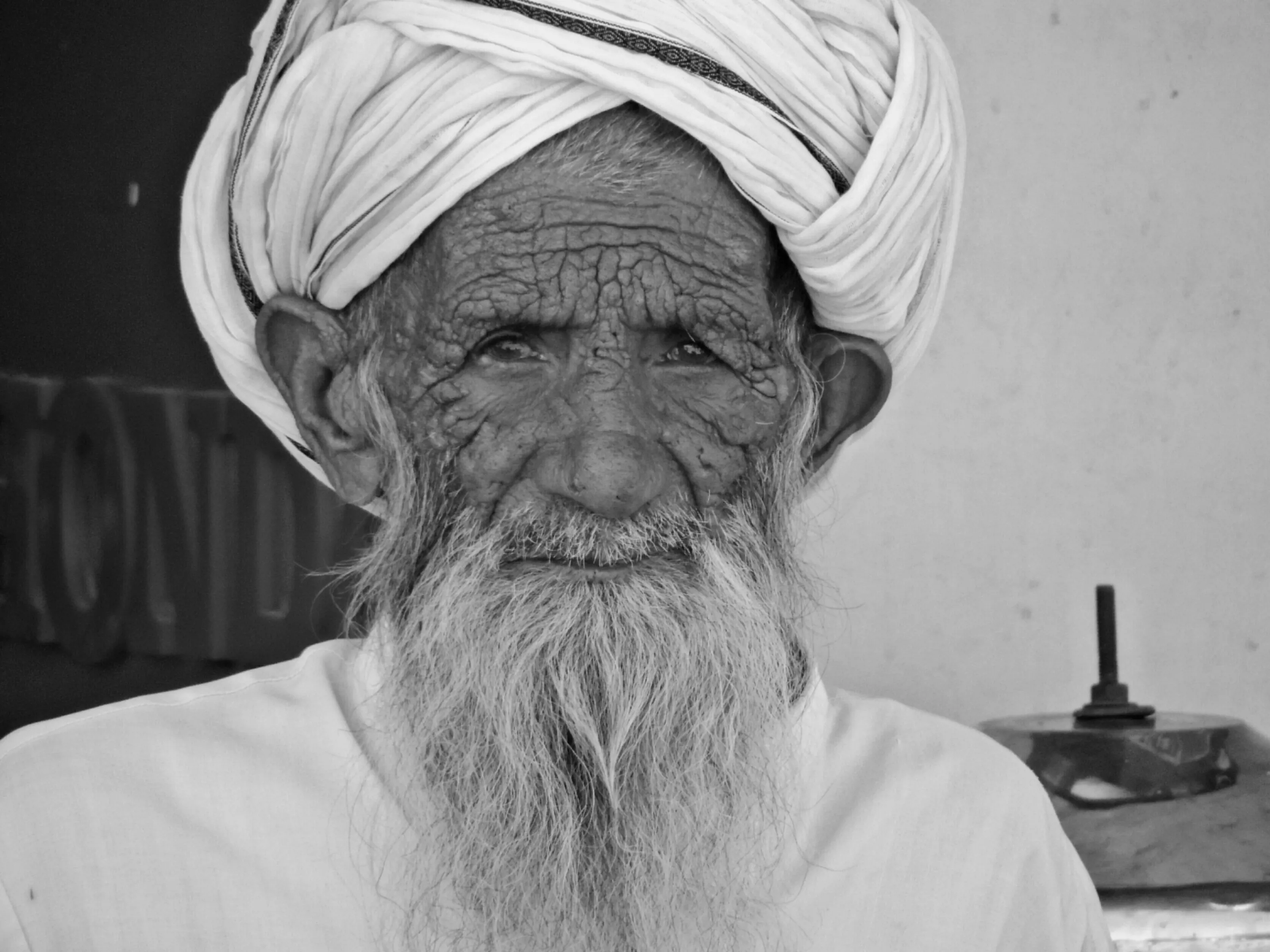 A 90+ Year Old Poor Beggar