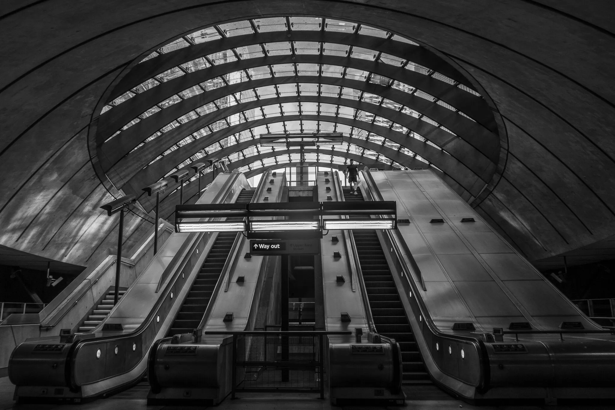 Docklands escalator