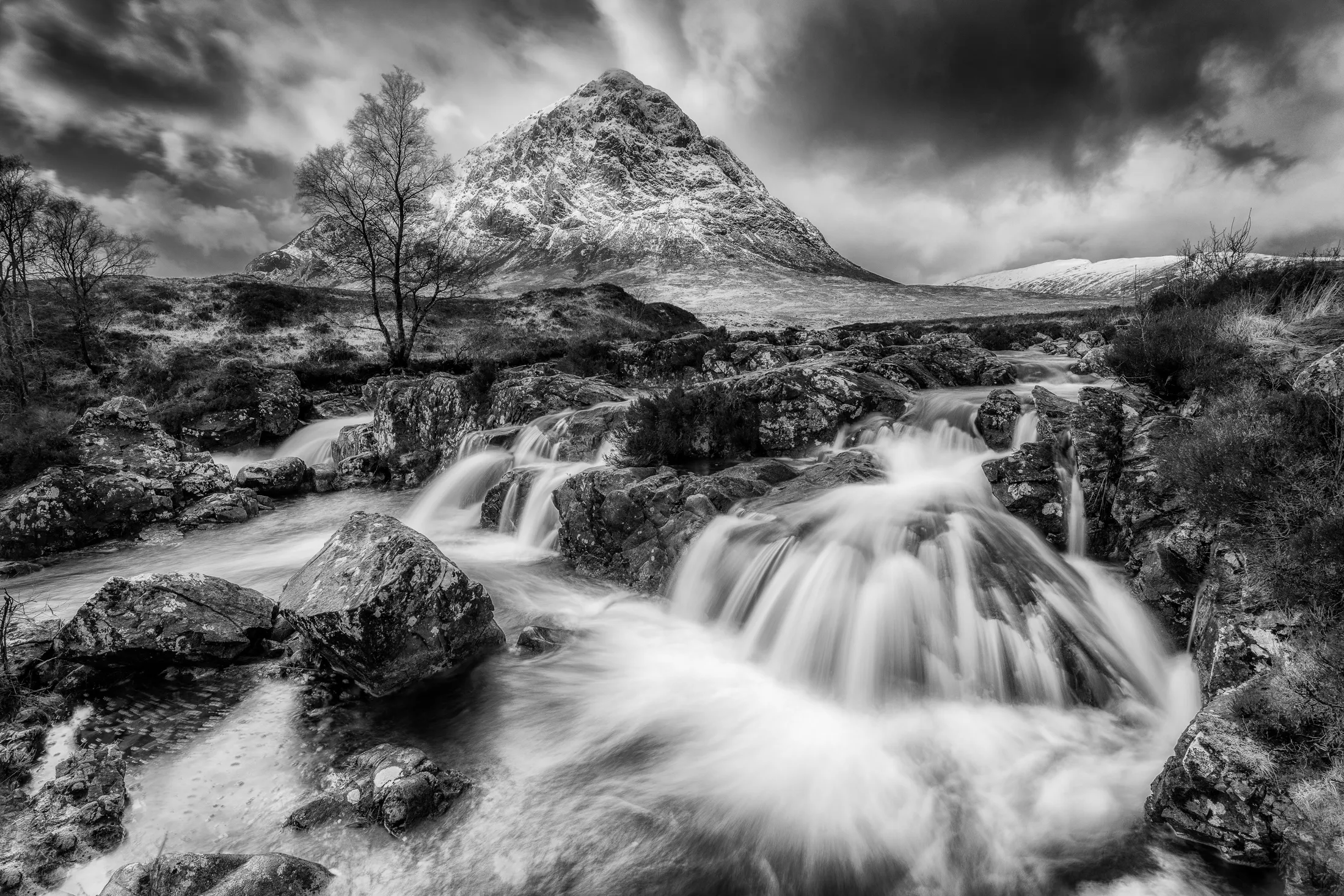 Buachaille Etive Mor Waterfalls